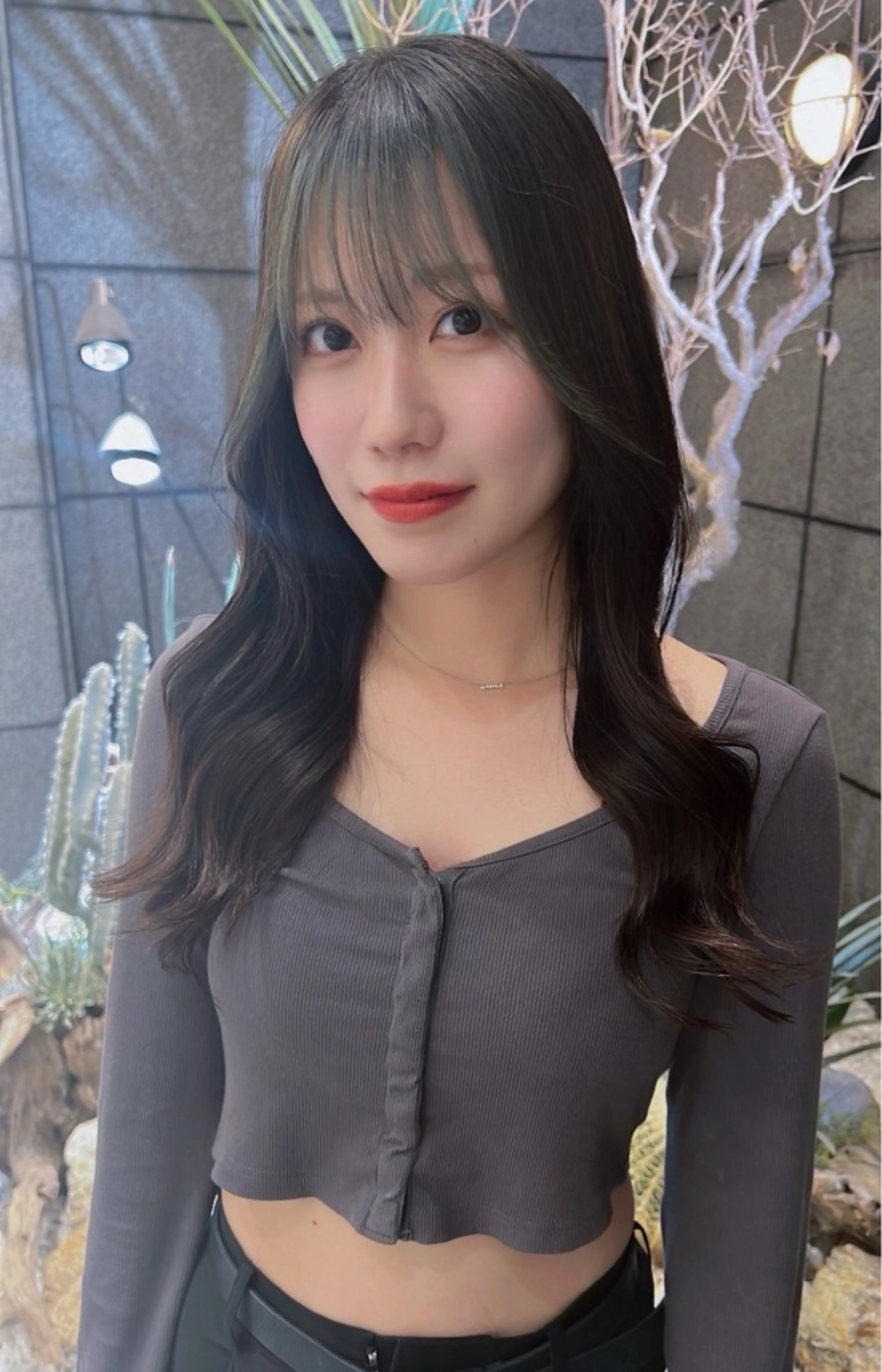 ロング カラー カット ヘアカラー トリートメント 酸スト/フェザー パーマ/三谷海斗のヘアスタイル