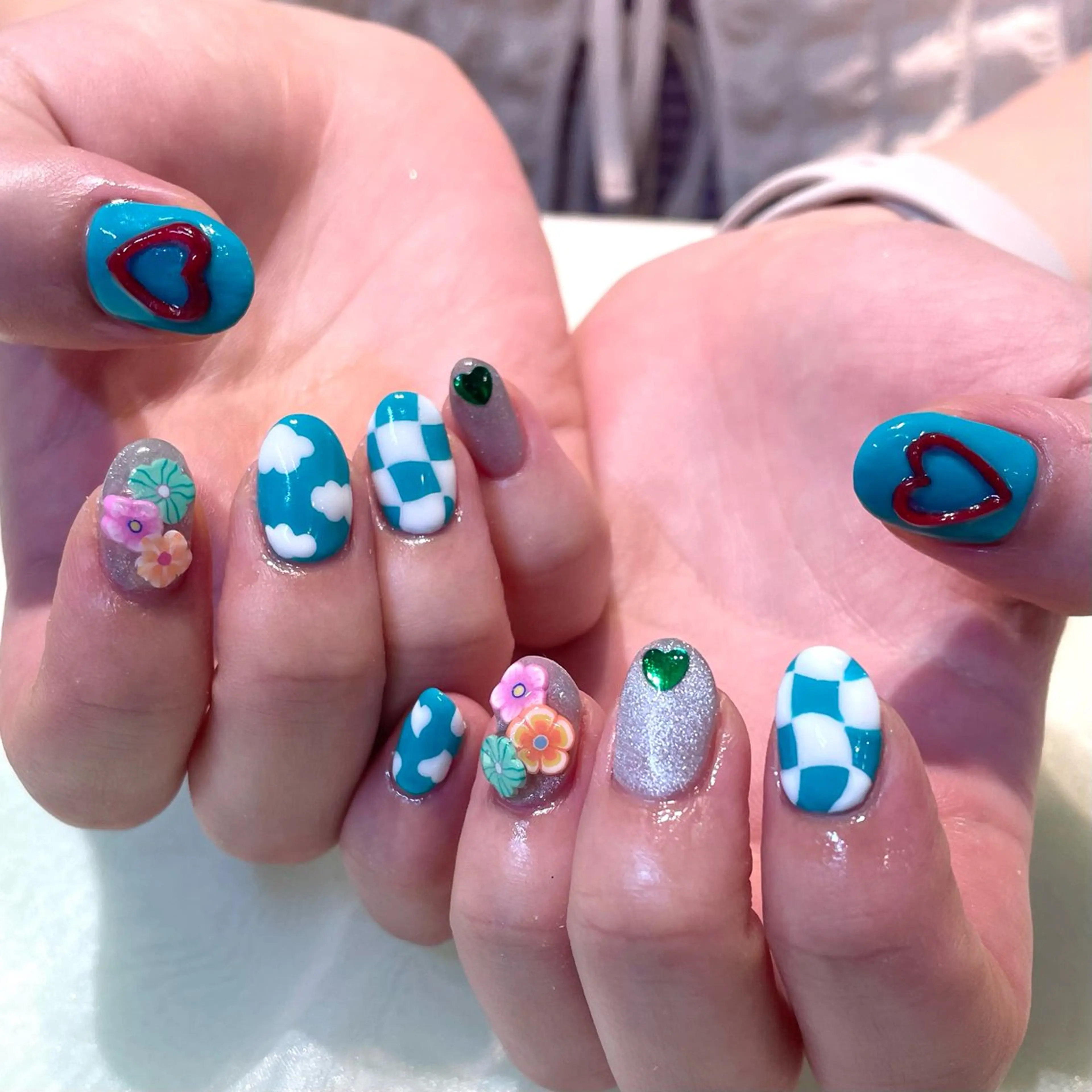 ネイル ハンドネイル 新井 ひなののネイルデザイン