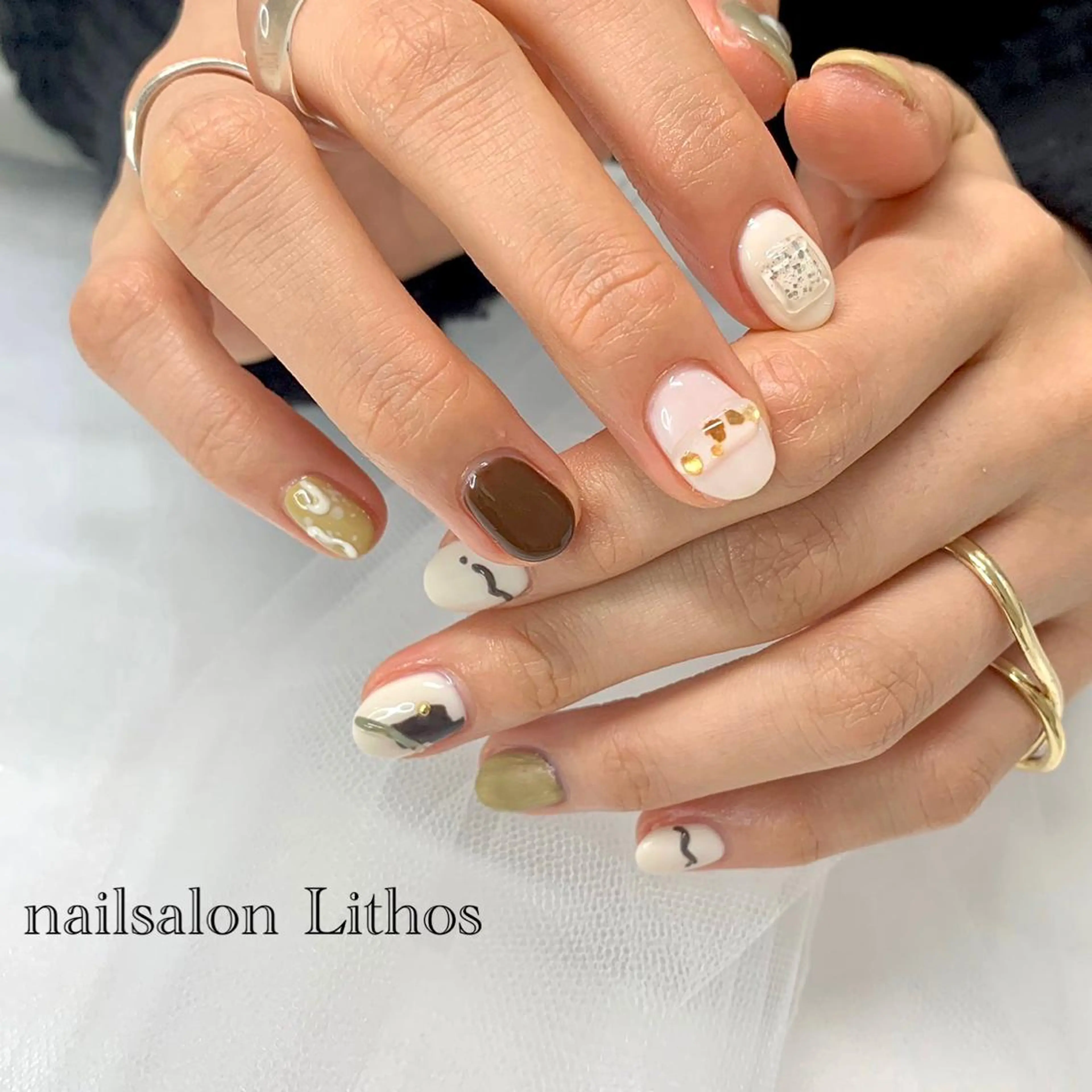 ネイル ハンドネイル nailsalon Lithos所属・nailsalon Recontreのネイルデザイン