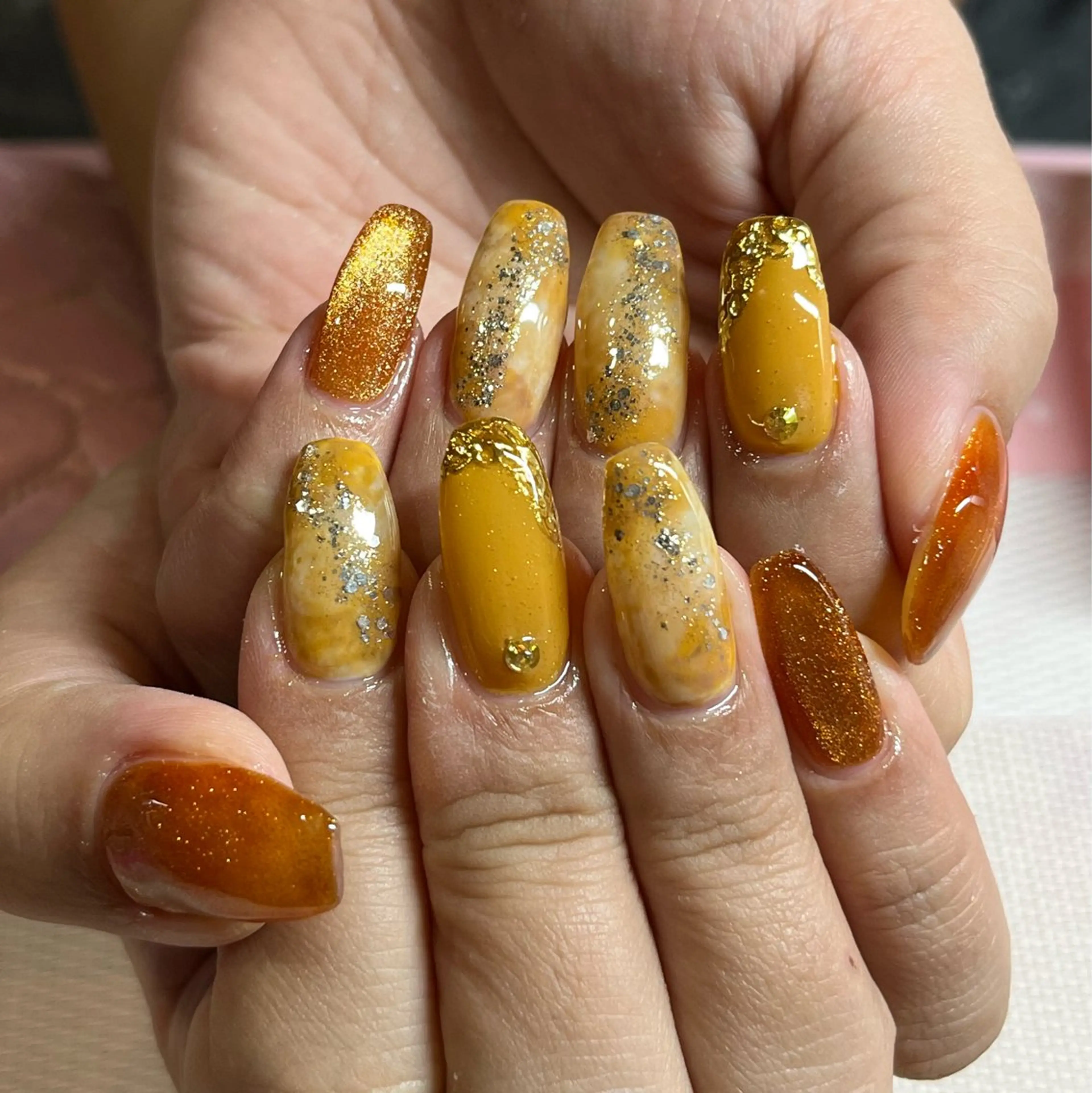 ネイル 持ち込み ハンドネイル ビューティーサロン美舞所属・mibu⭐︎ 髙橋のネイルデザイン