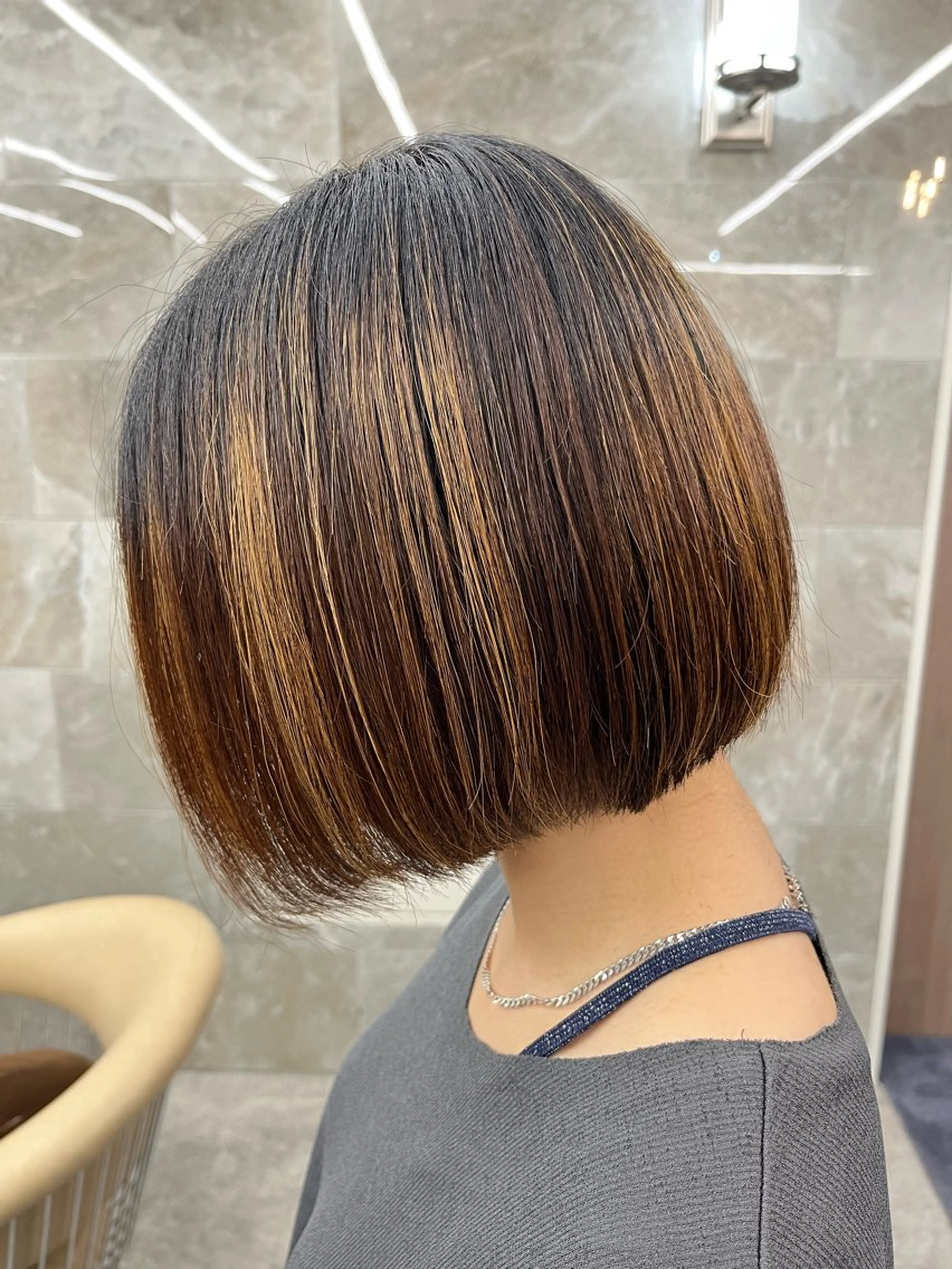 ミディアム 全レングスカット 特化🫧新井啓吾のヘアスタイル