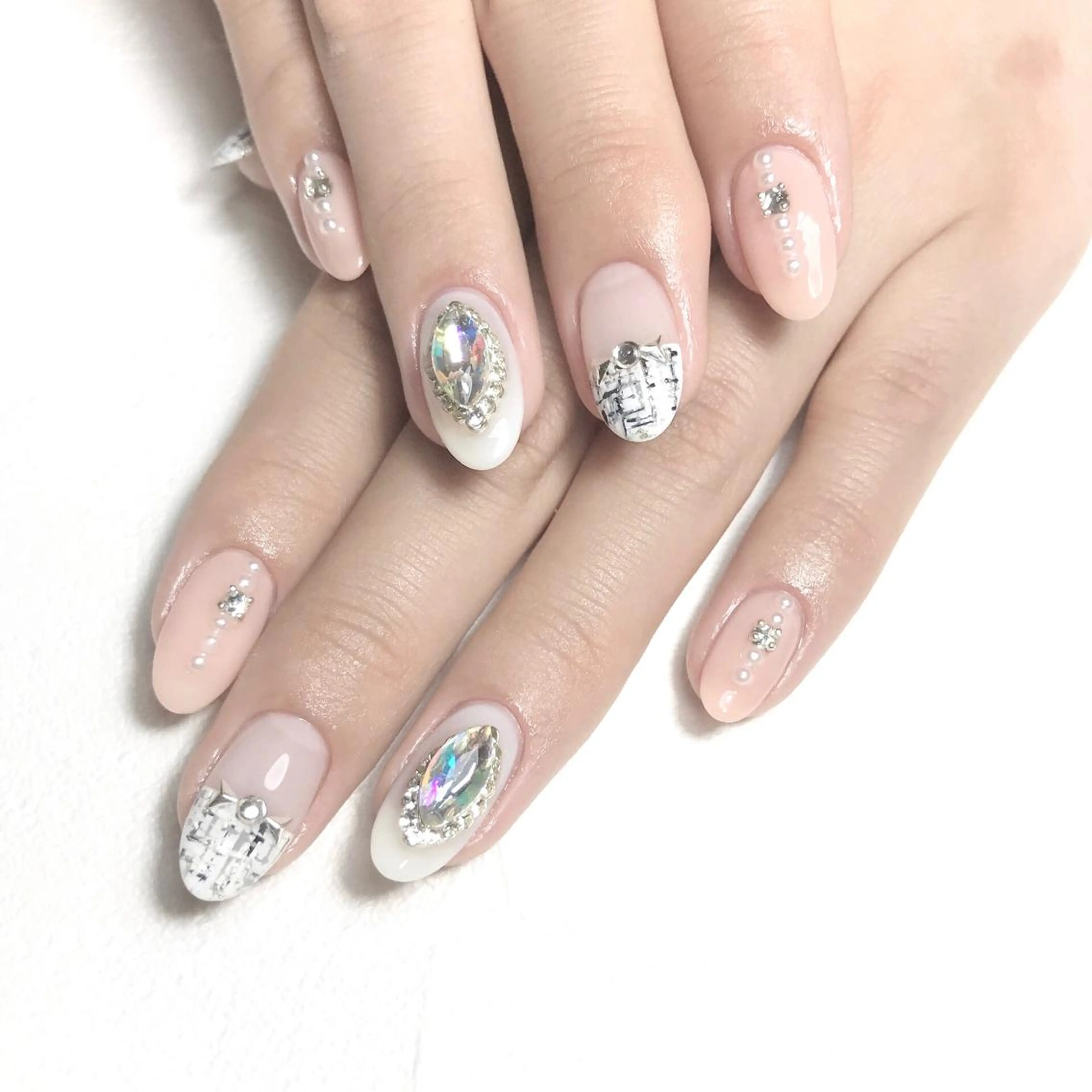 ネイル ツイードネイル ハンドネイル Room nailのネイルデザイン