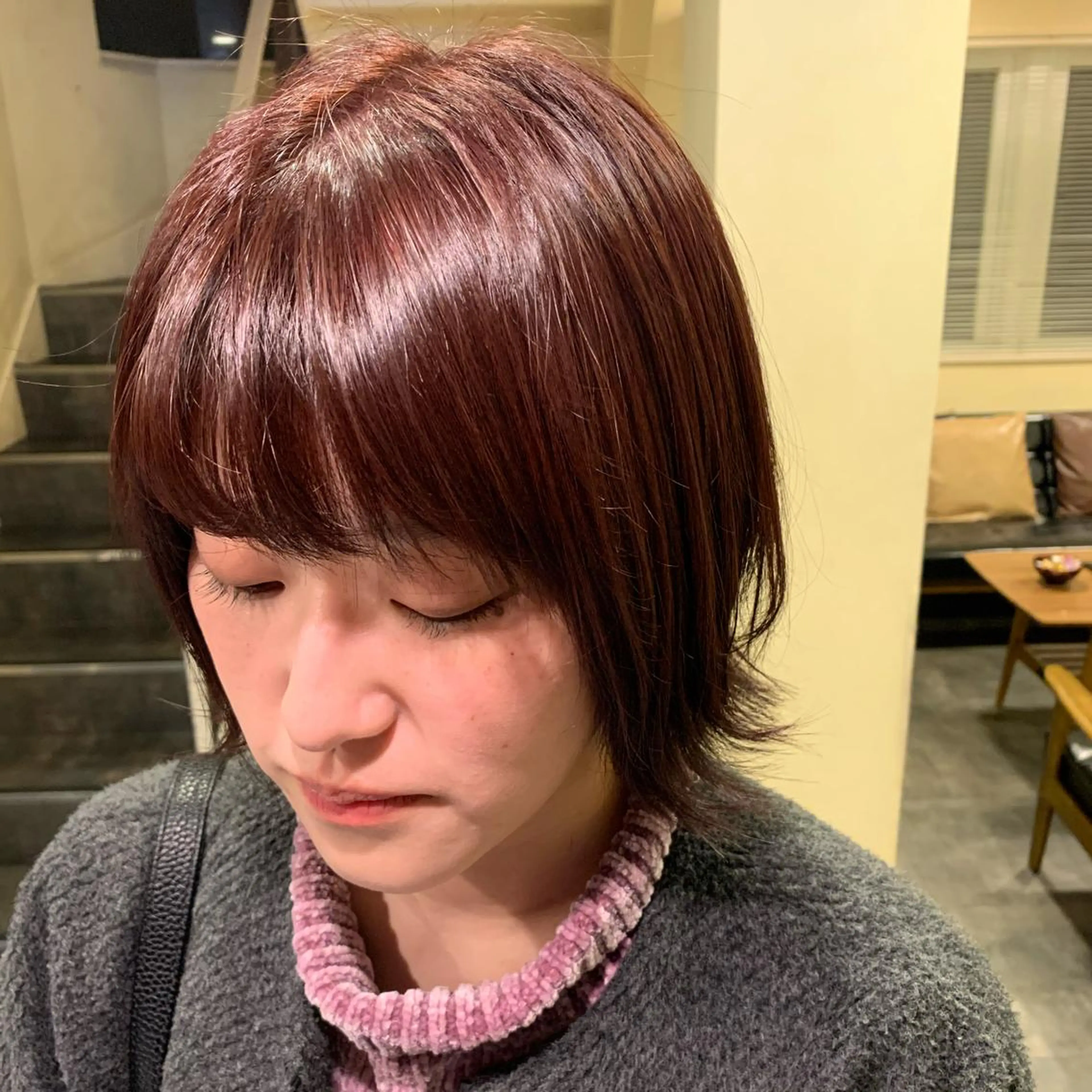 ショート ヨシミ カズヤのヘアスタイル