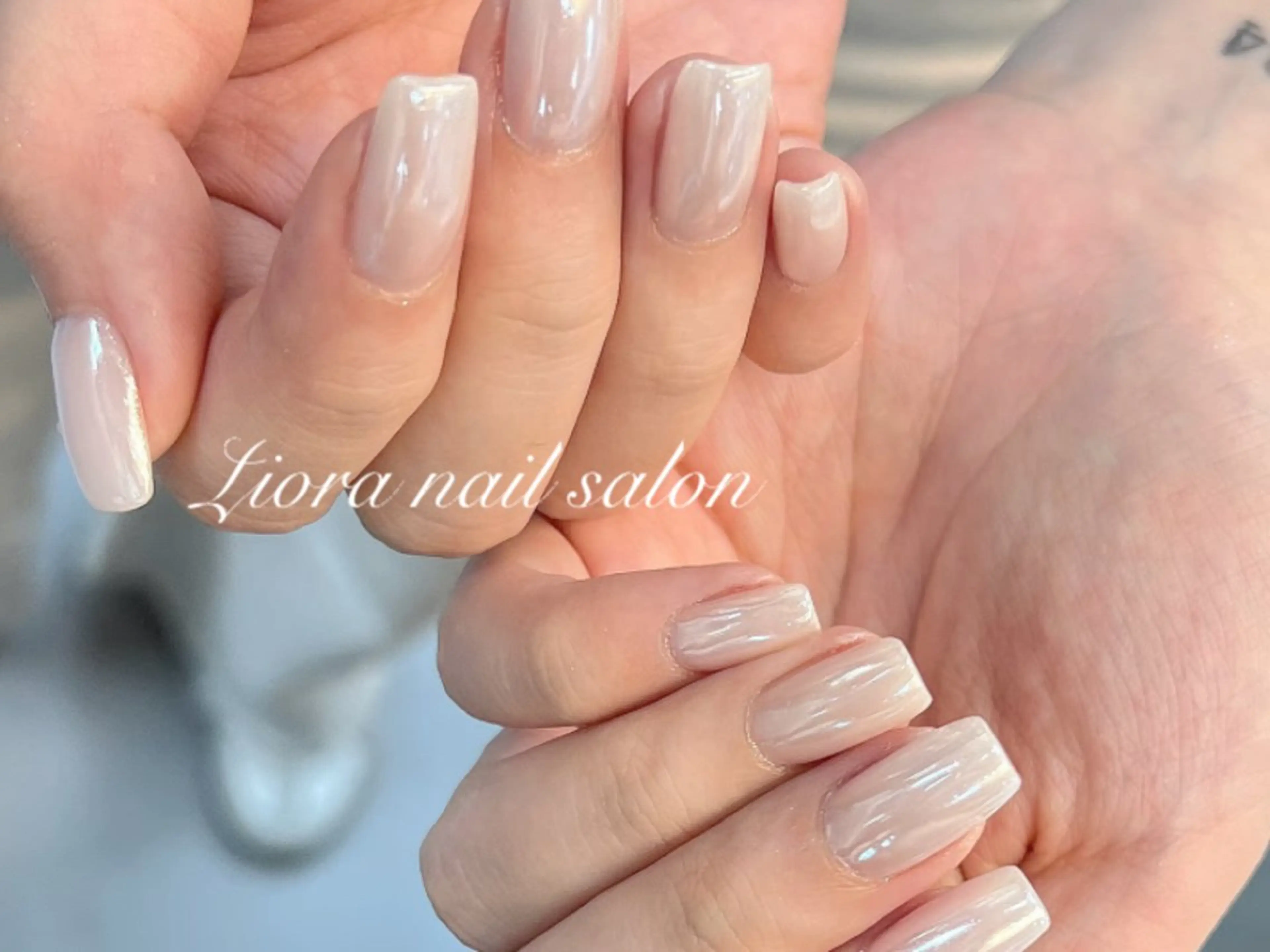 ネイル チークネイル フットネイル フレンチネイル ジェルネイル ガーリー ハンドネイル Liora nail 1のネイルデザイン