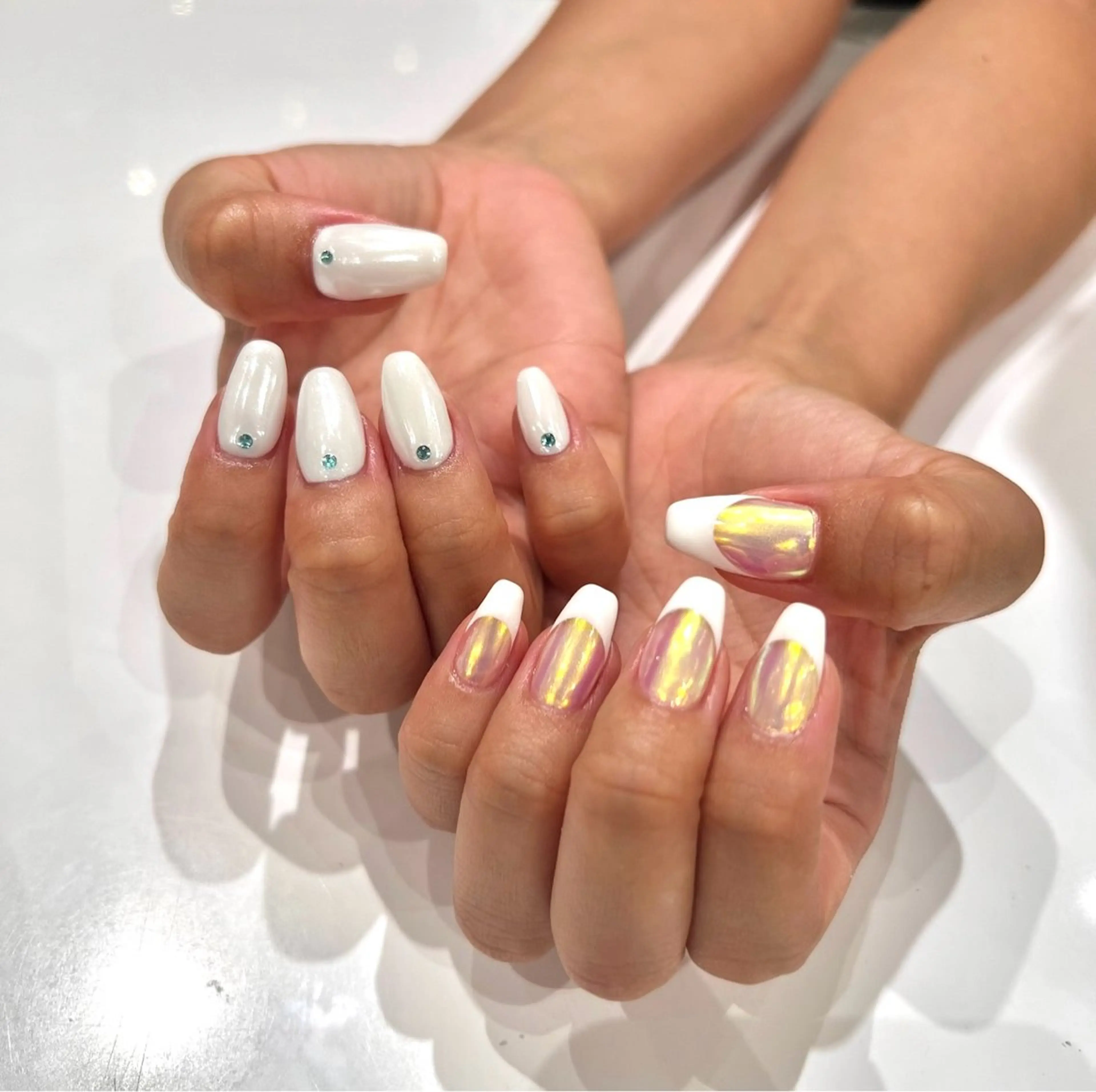 ネイル ハンドネイル AURORA eyelash&nail salon アメ村店所属・🌏AURORA | RiRi🪐のネイルデザイン