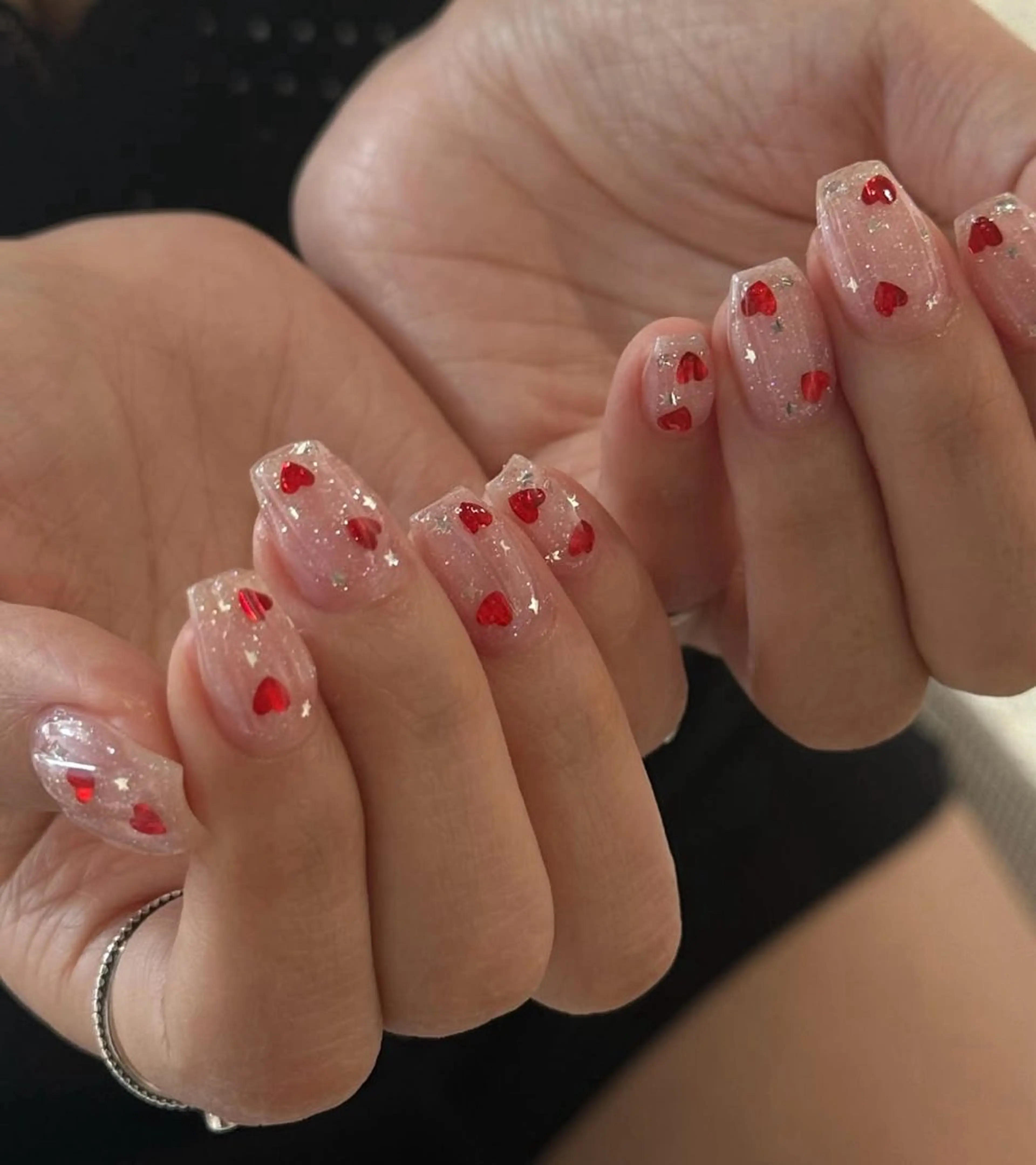 ネイル シンプルネイル ハンドネイル JISOO ANA.CHUOのネイルデザイン