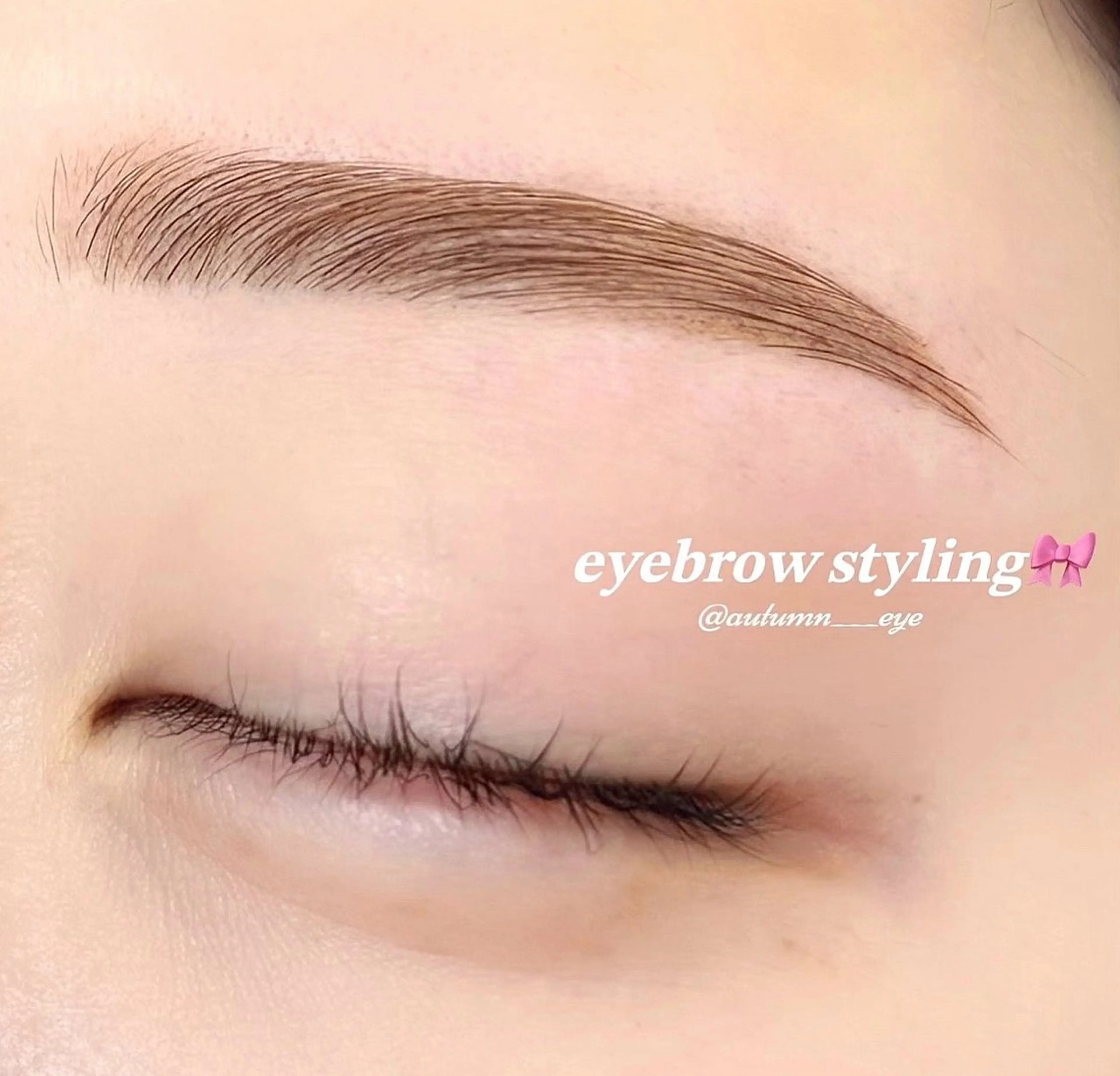 アイブロウ ワックス脱毛 GO TODAY SHAiRE SALON 原宿Felina店所属・原宿 eyelist aki🕯のマツエク・マツパデザイン