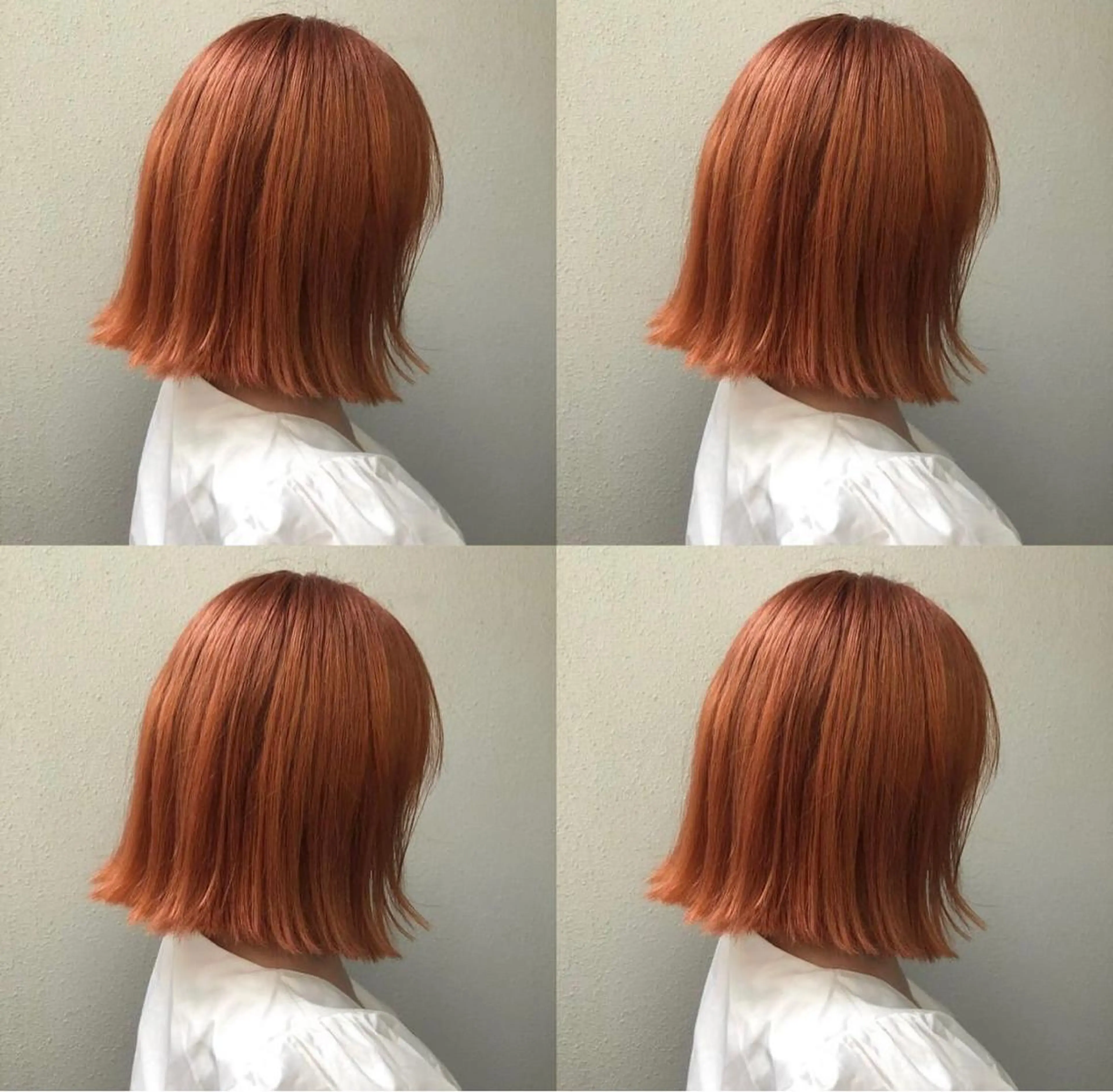 ミディアム カラー ブリーチ ケアブリーチ ハイトーンカラー オレンジ 遠藤沙也加 /レイヤーカットのヘアスタイル