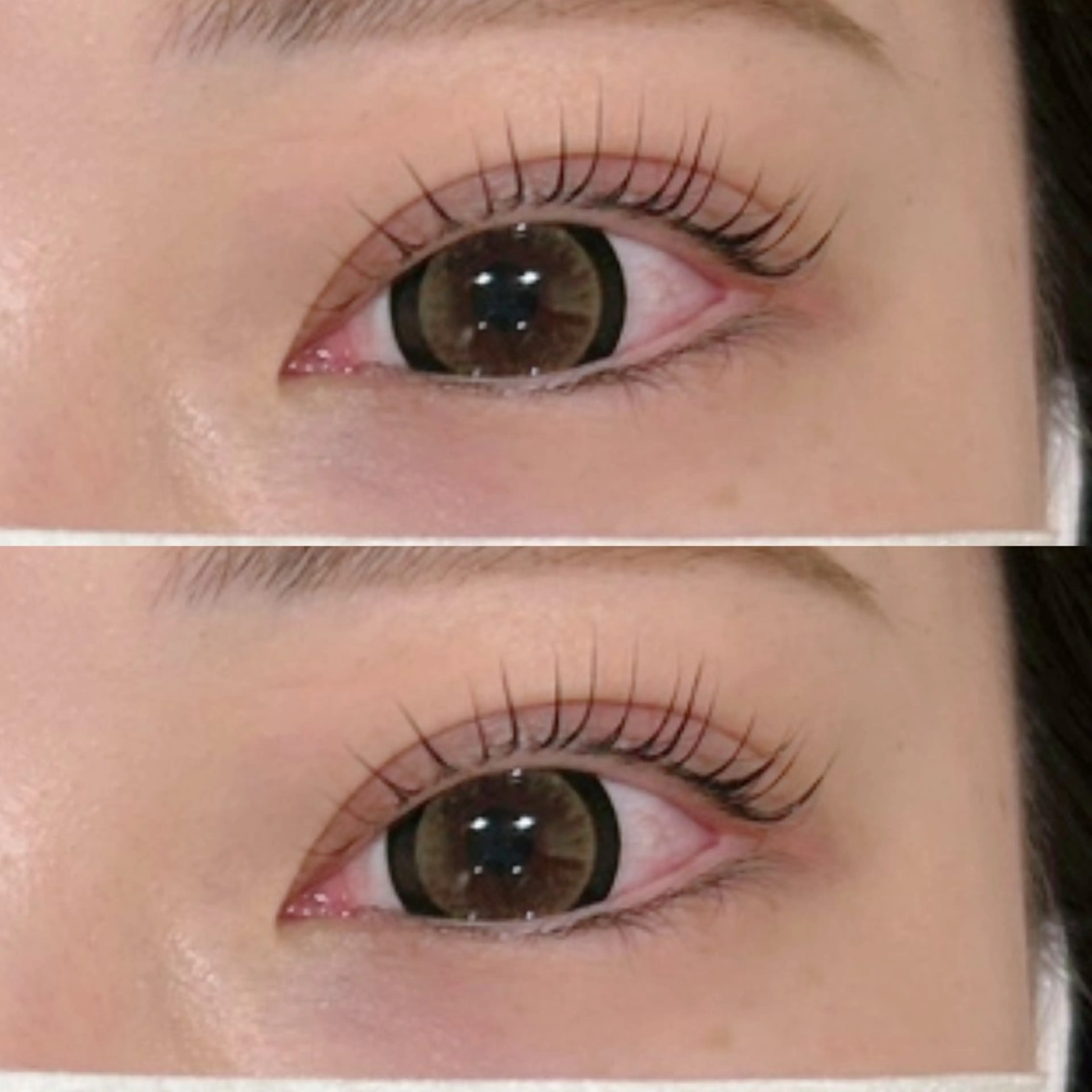 まつ毛パーマ(ラッシュリフト)＋ブラックティント🖤コーティング付の写真