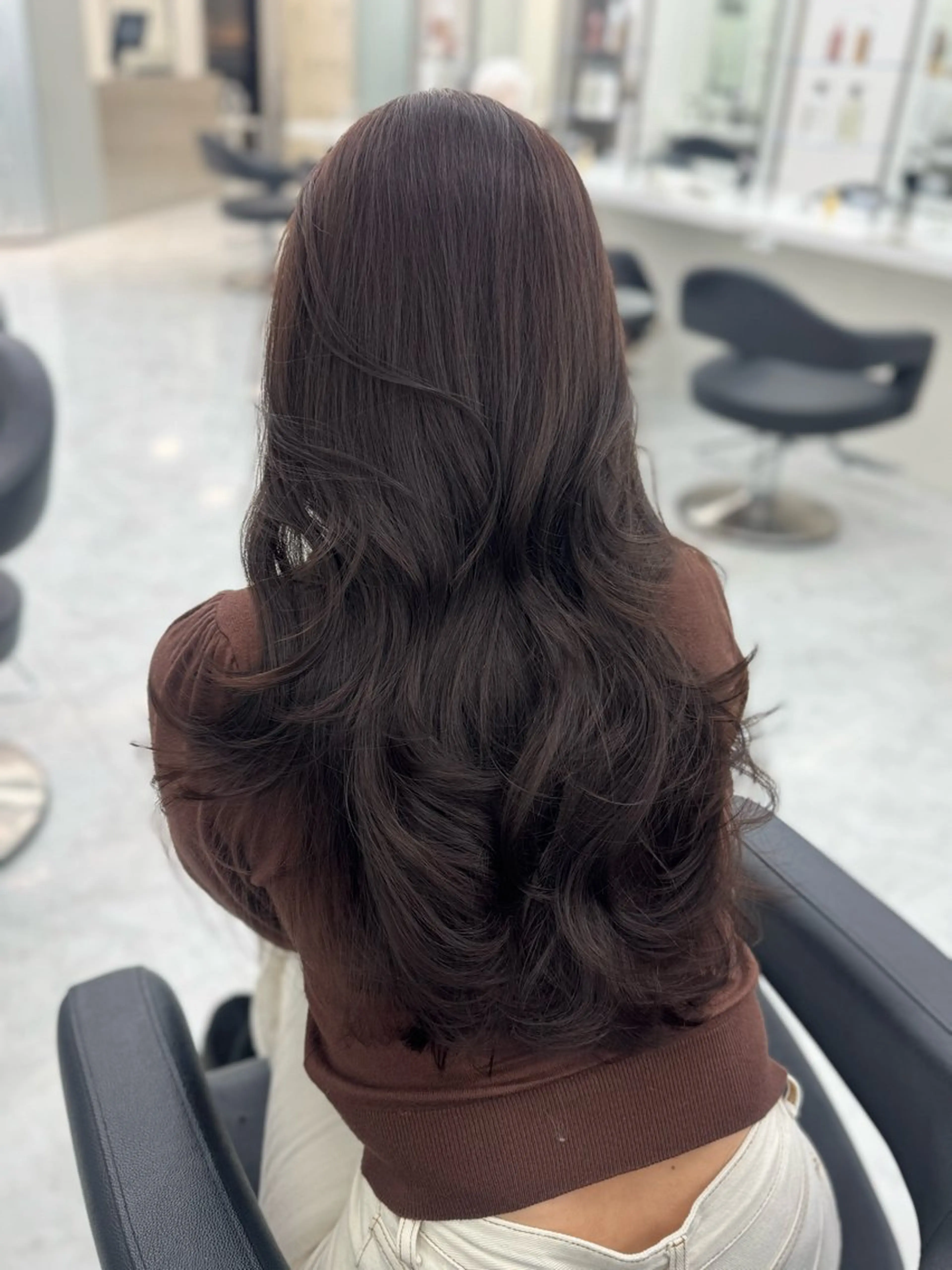 ロング カラー カット ヘアカラー トリートメント 💎透明感カラー /kaito💎のヘアスタイル