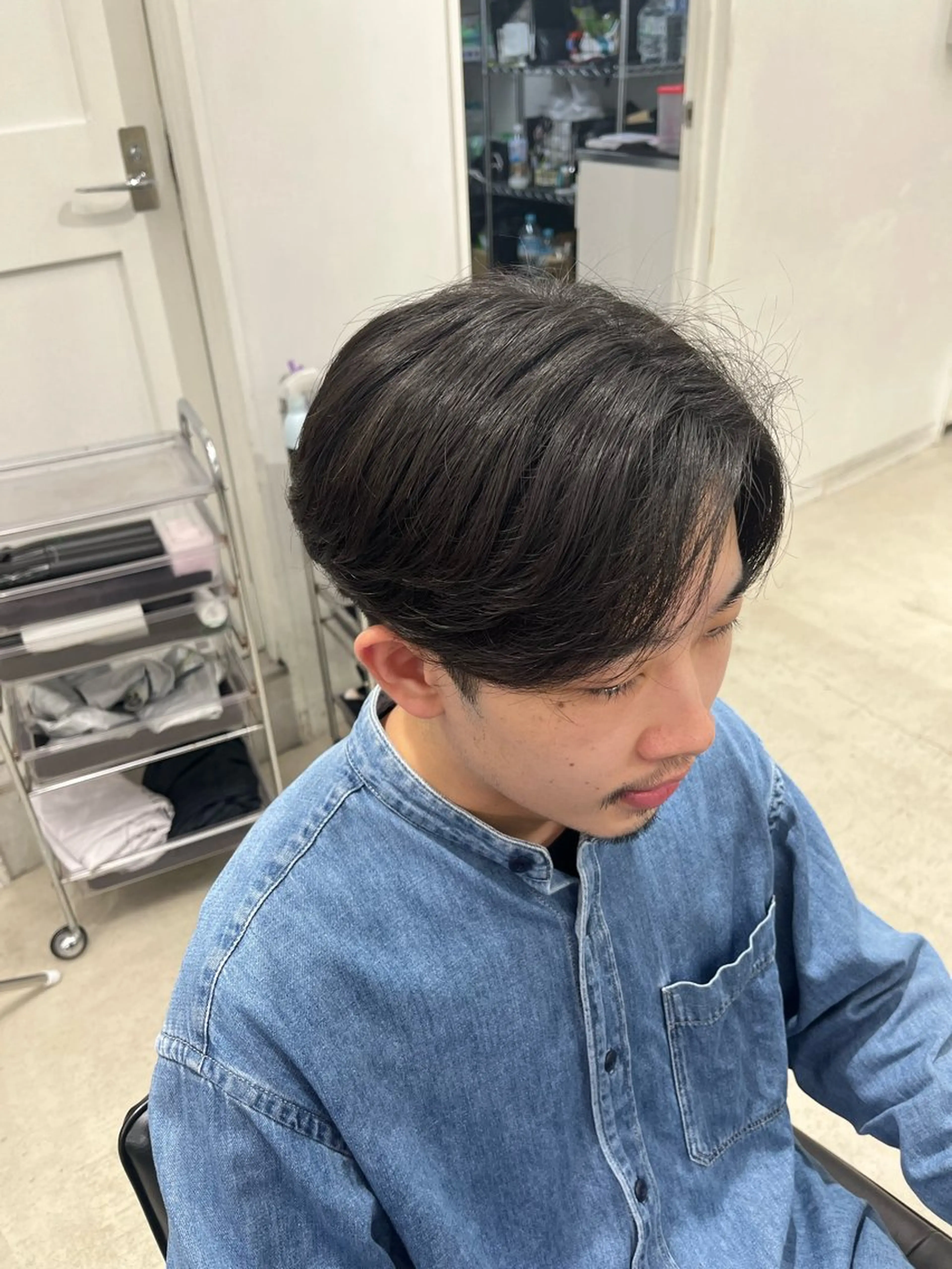 パーマ メンズ 深谷 侑亮のヘアスタイル
