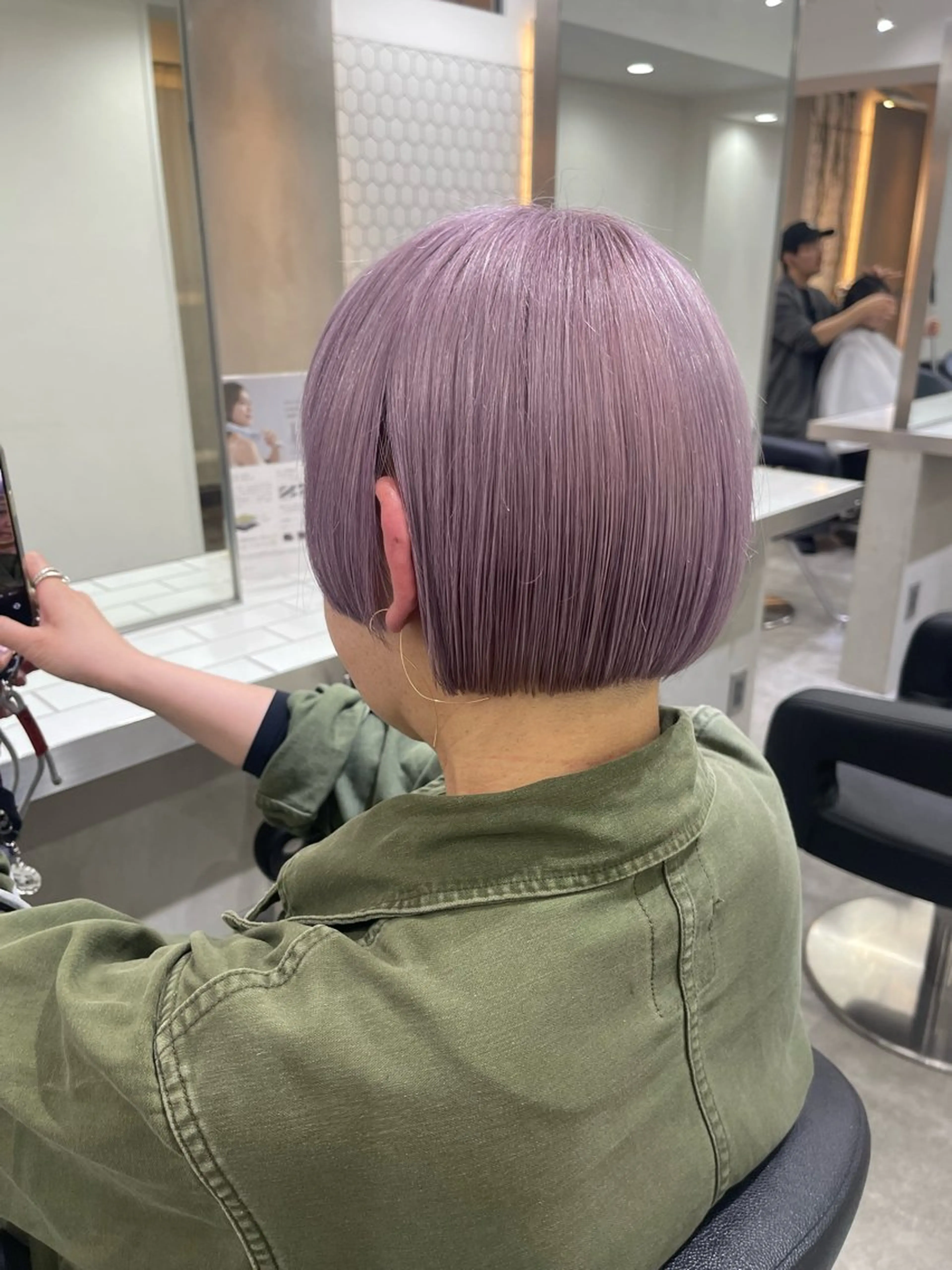 ロング カラー TENSHO ハイトーンレイヤーのヘアスタイル