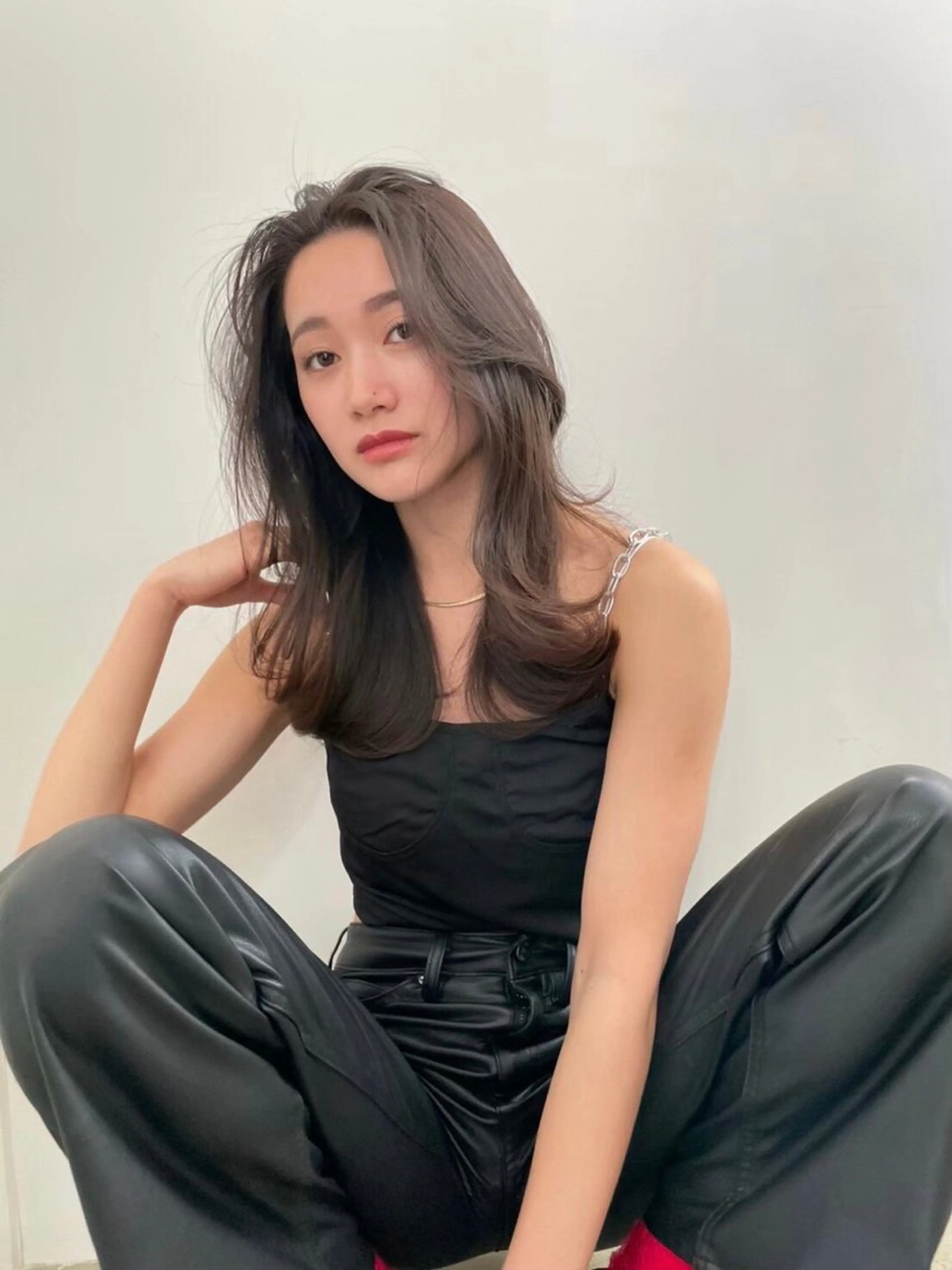 ロング カラー カット ヘアカラー トリートメント 🫧ナオ🫧 /韓国 ヘア/ マンツーマンのヘアスタイル