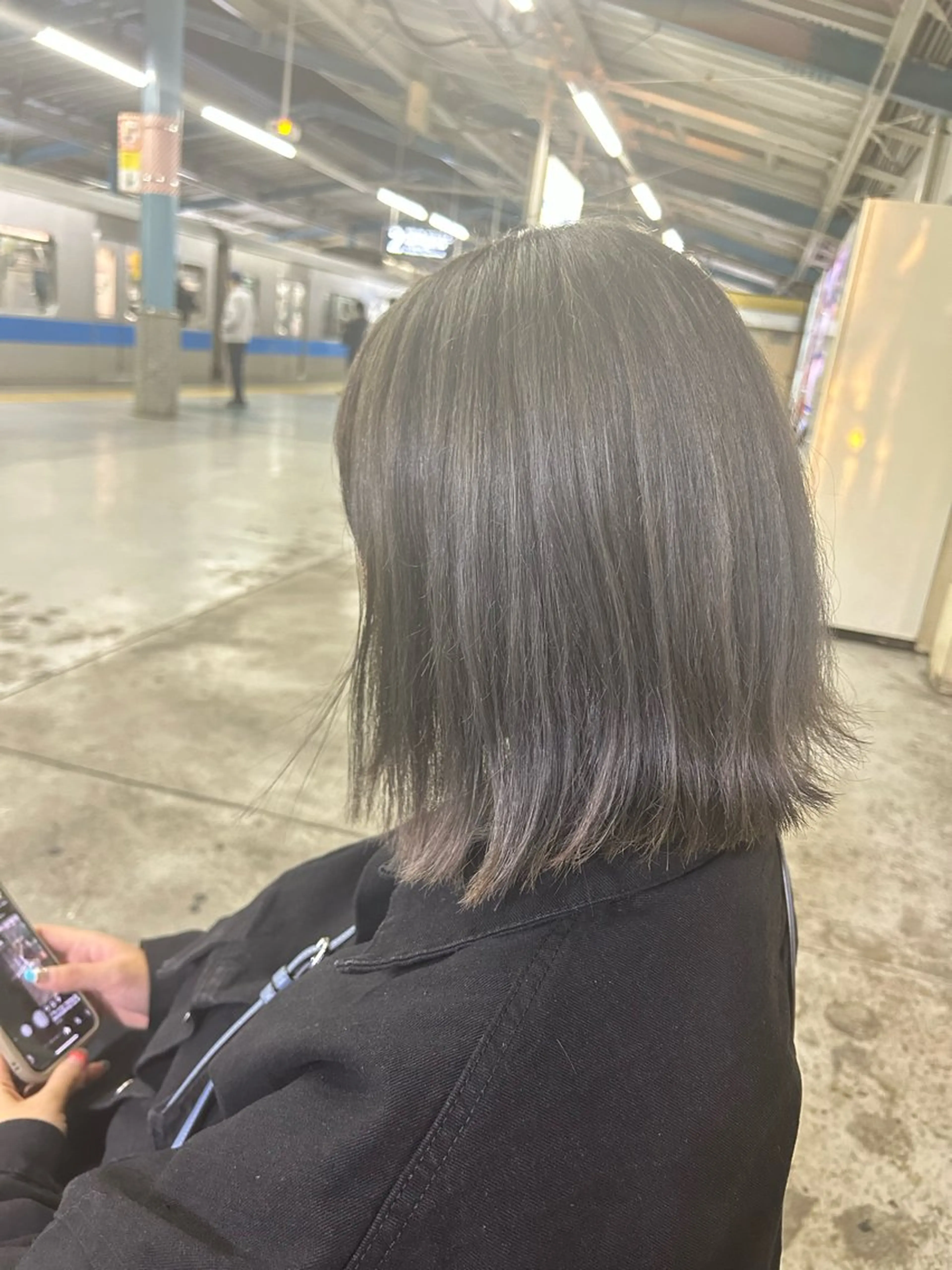 ブリーチ＋オンカラーの写真