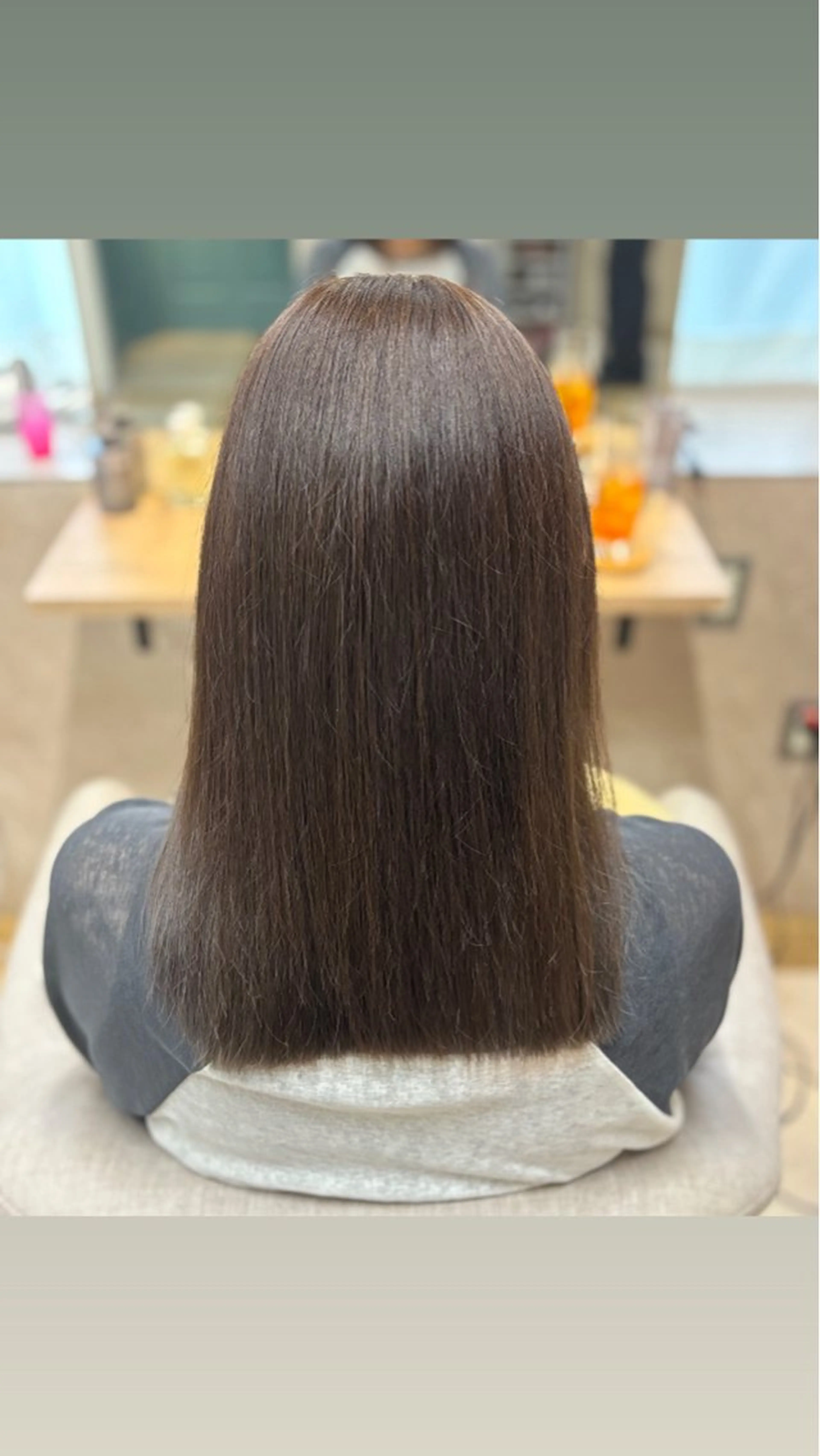 カラー ベージュカラー オリーブベージュ ヘアカラー トリートメント MaryHarris 姪浜/Mihoのヘアスタイル