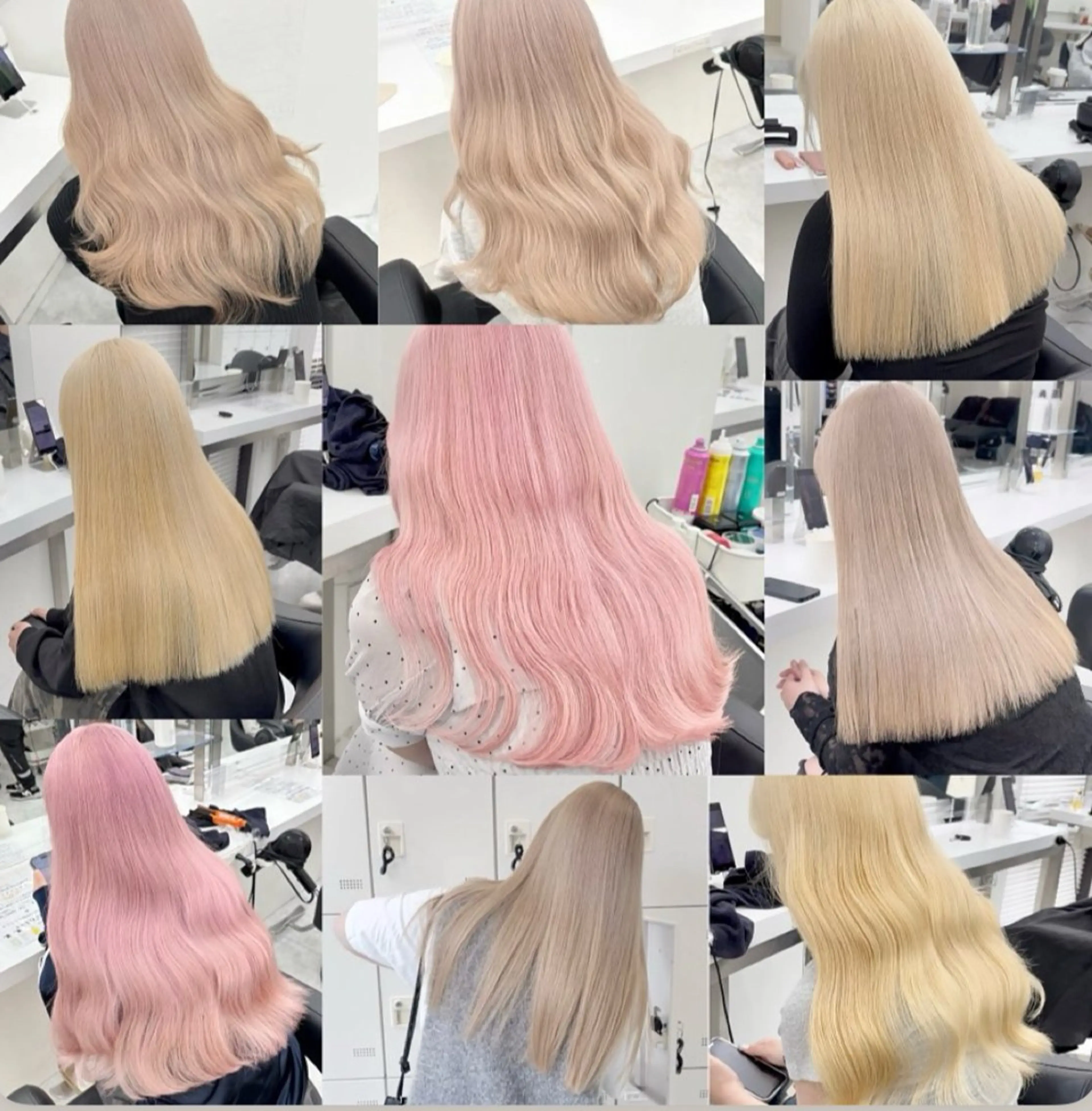 ロング カラー モテ髪💕ハイトーン ベージュ yuriaのヘアスタイル