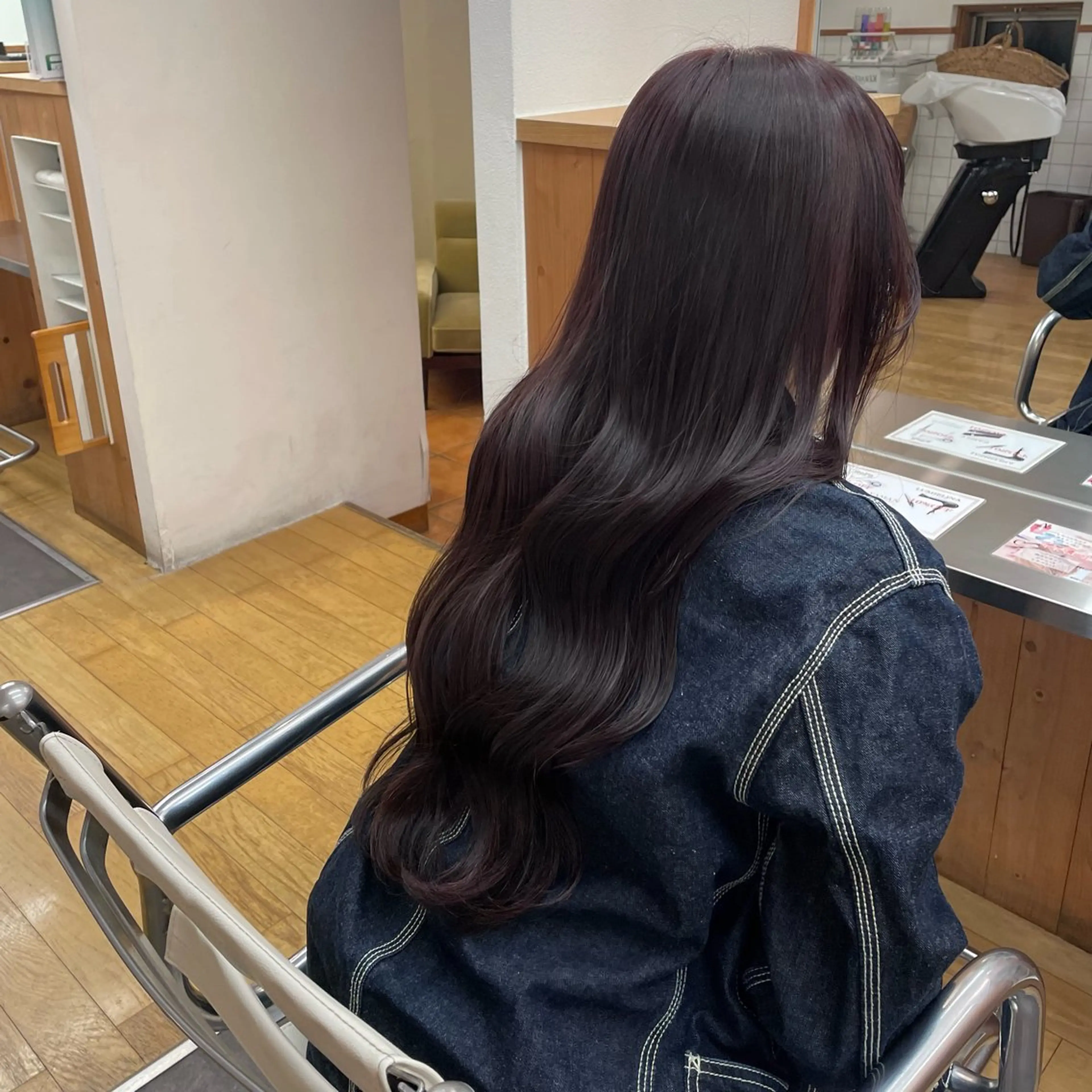 【🖤𝐩𝐫𝐞𝐦𝐢𝐮𝐦 𝐜𝐚𝐫𝐞🖤】カット+カラー+髪質改善トリートメントの写真