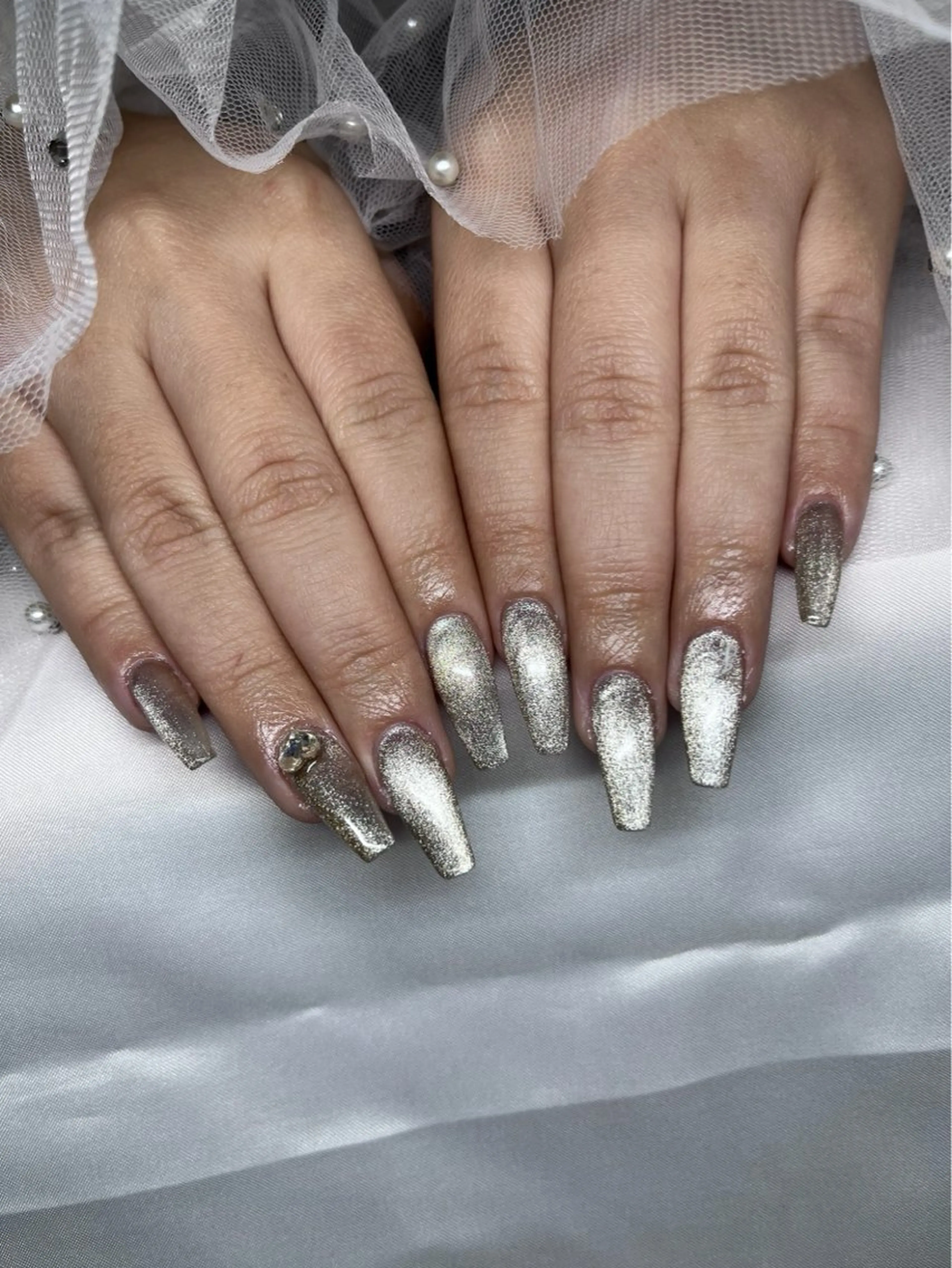 ネイル マグネットネイル ワンカラーネイル Taniguchi Yukiのネイルデザイン