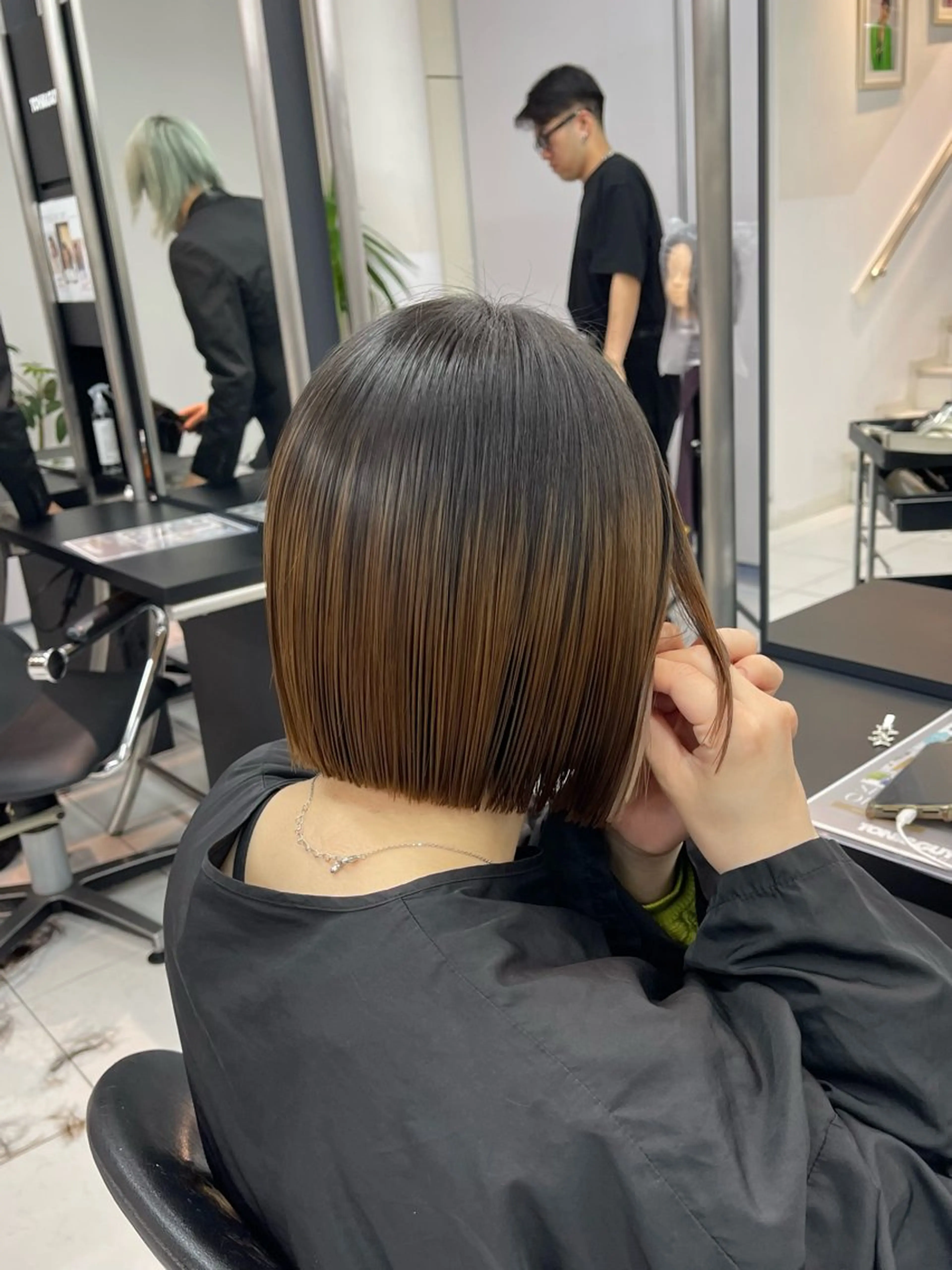 ミディアム 🍎ハイトーンカラー /MANA🍎のヘアスタイル