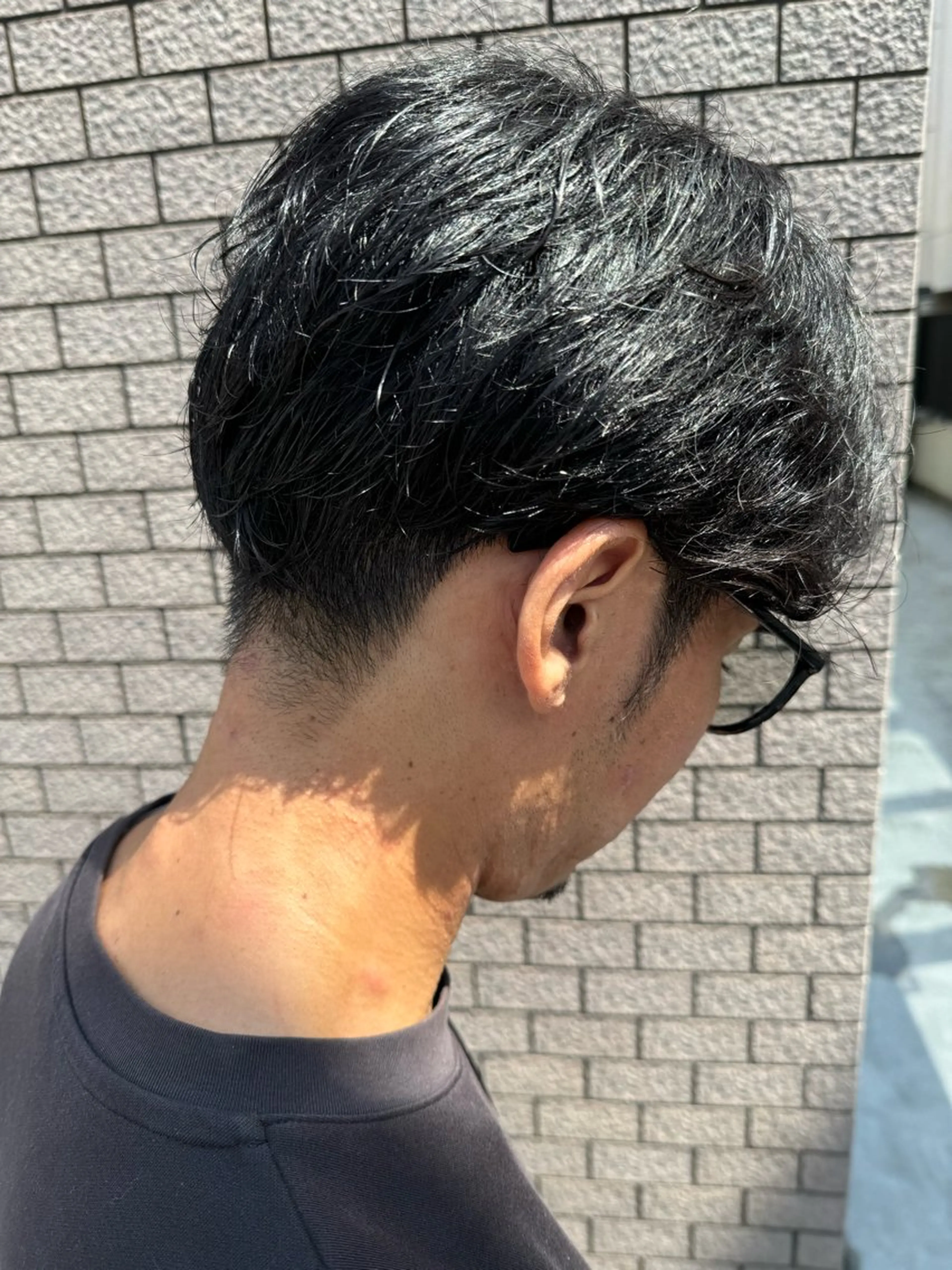 ショート メンズ カット パーマ/ハイトーン /吉田眞のヘアスタイル