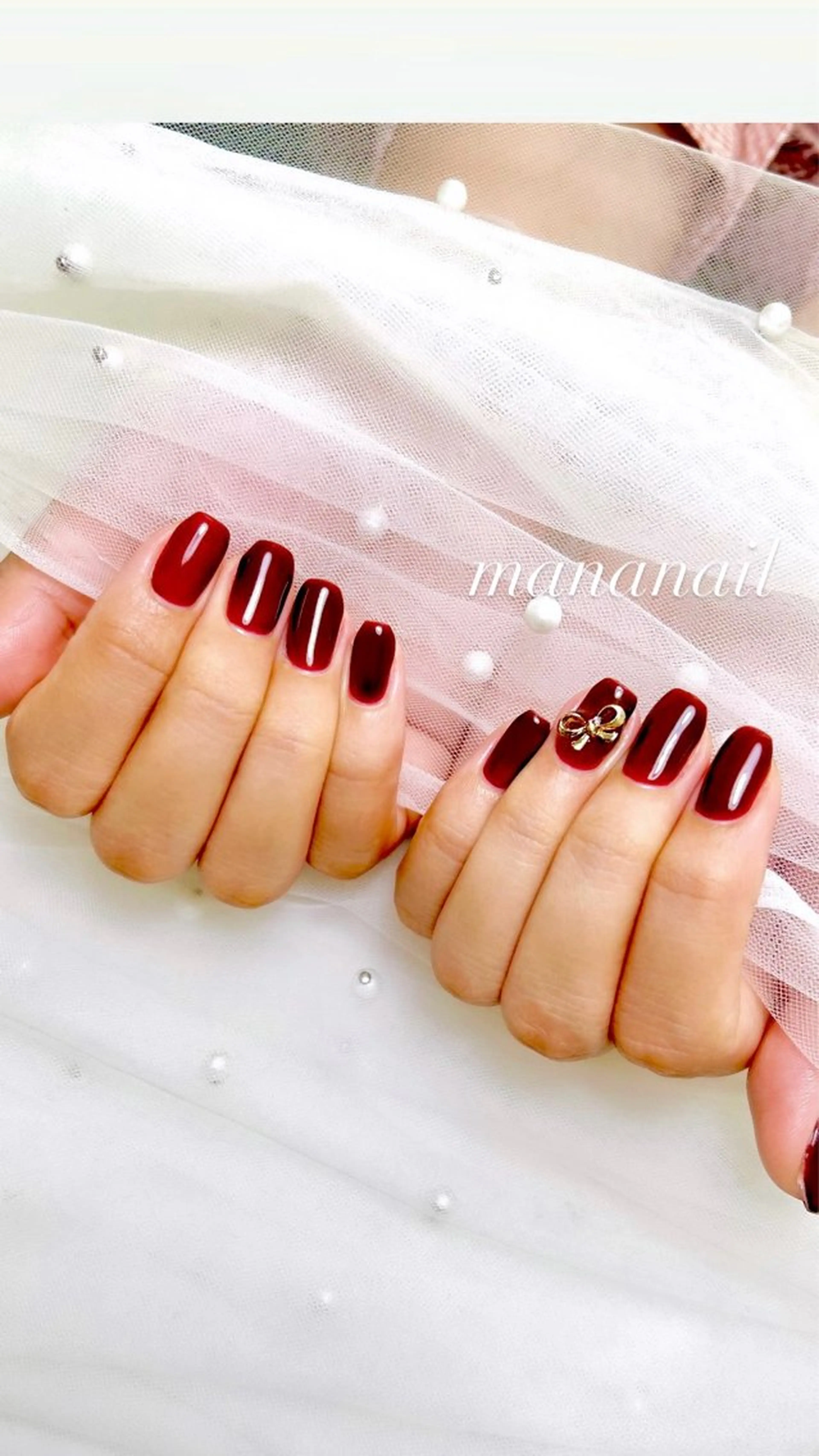 ワンカラー・ラメグラの写真