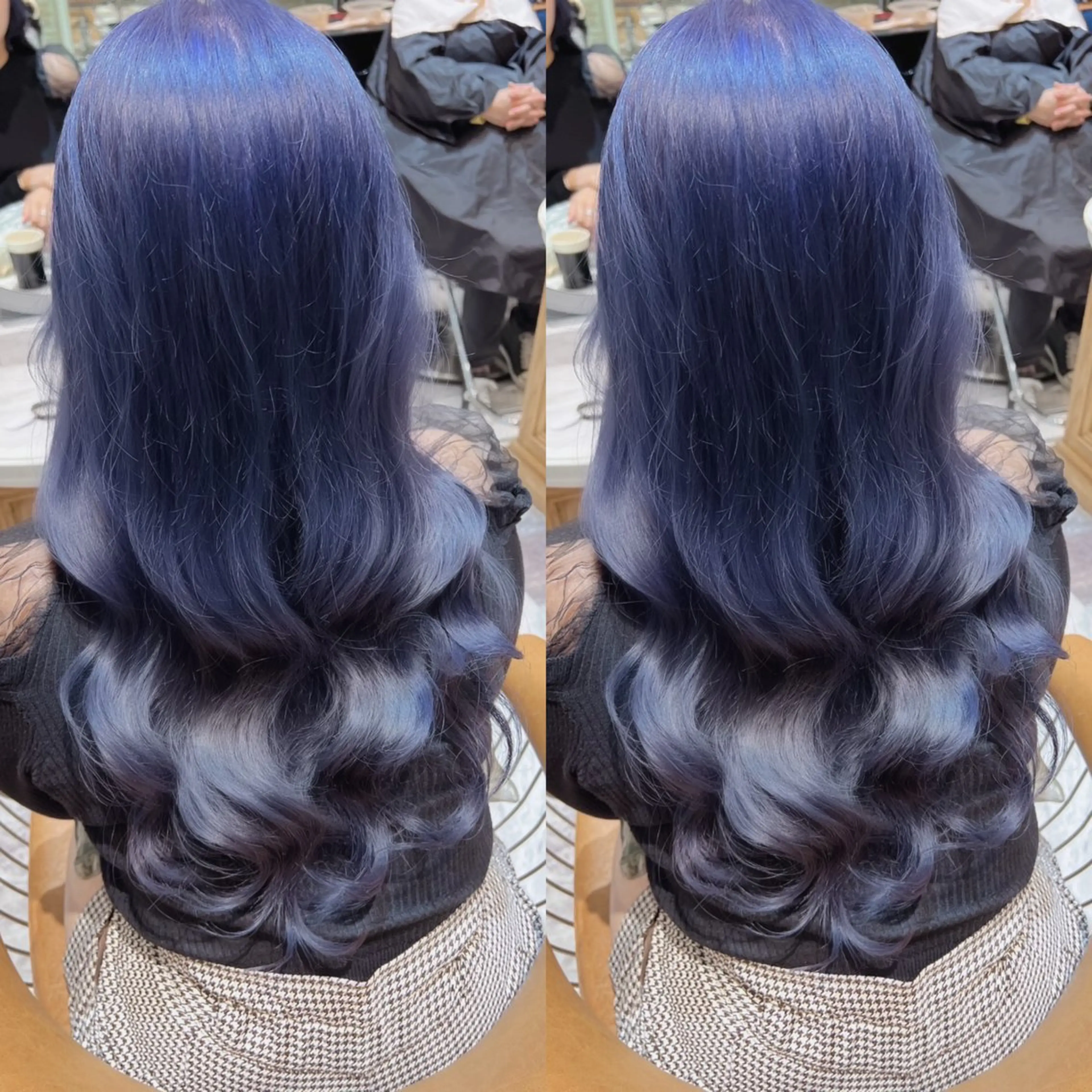 ロング 服部大地/ブリーチ 無しWカラー髪質改善のヘアスタイル