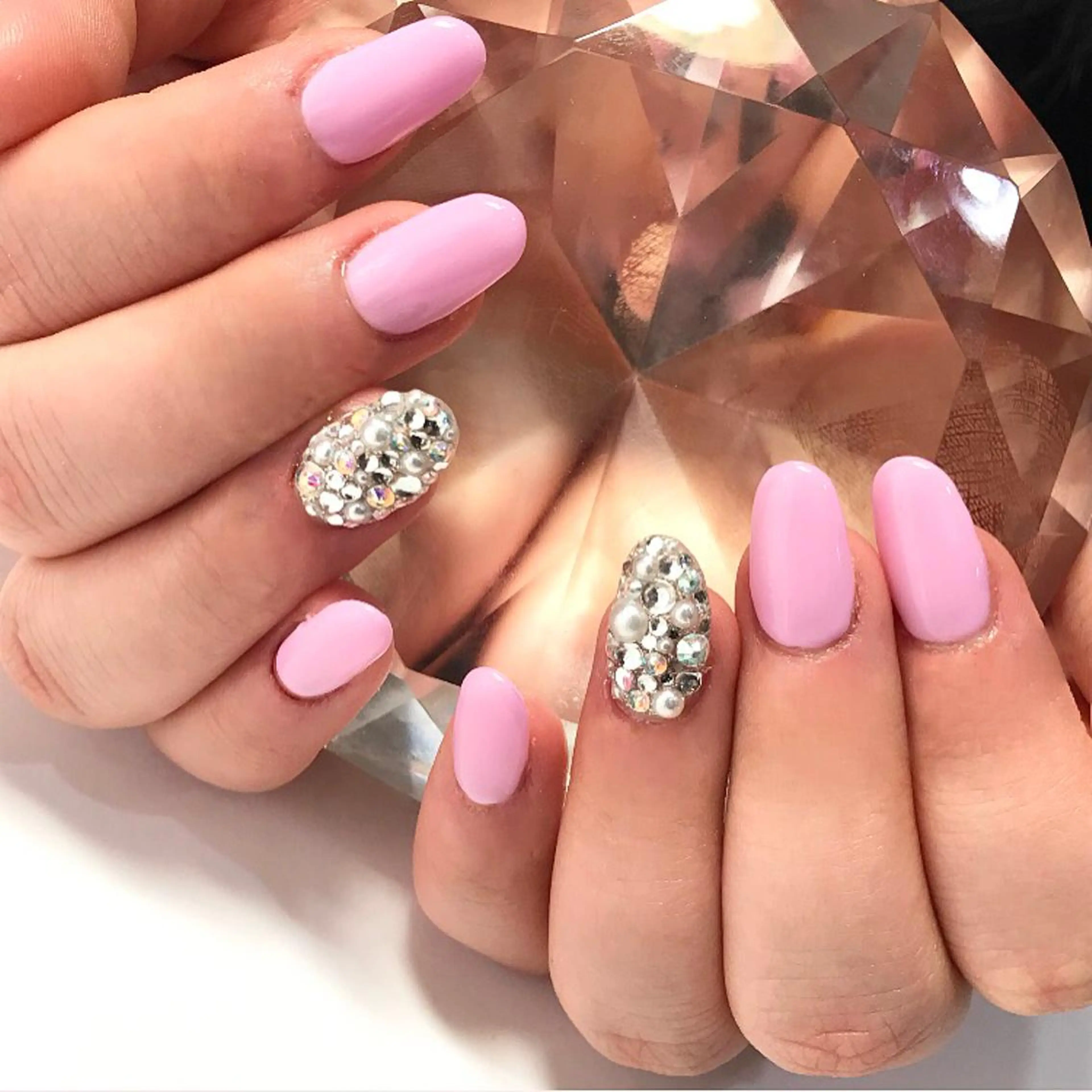 ネイル ワンカラーネイル スカルプネイル 渋谷ビュレネイル Kaoruのネイルデザイン