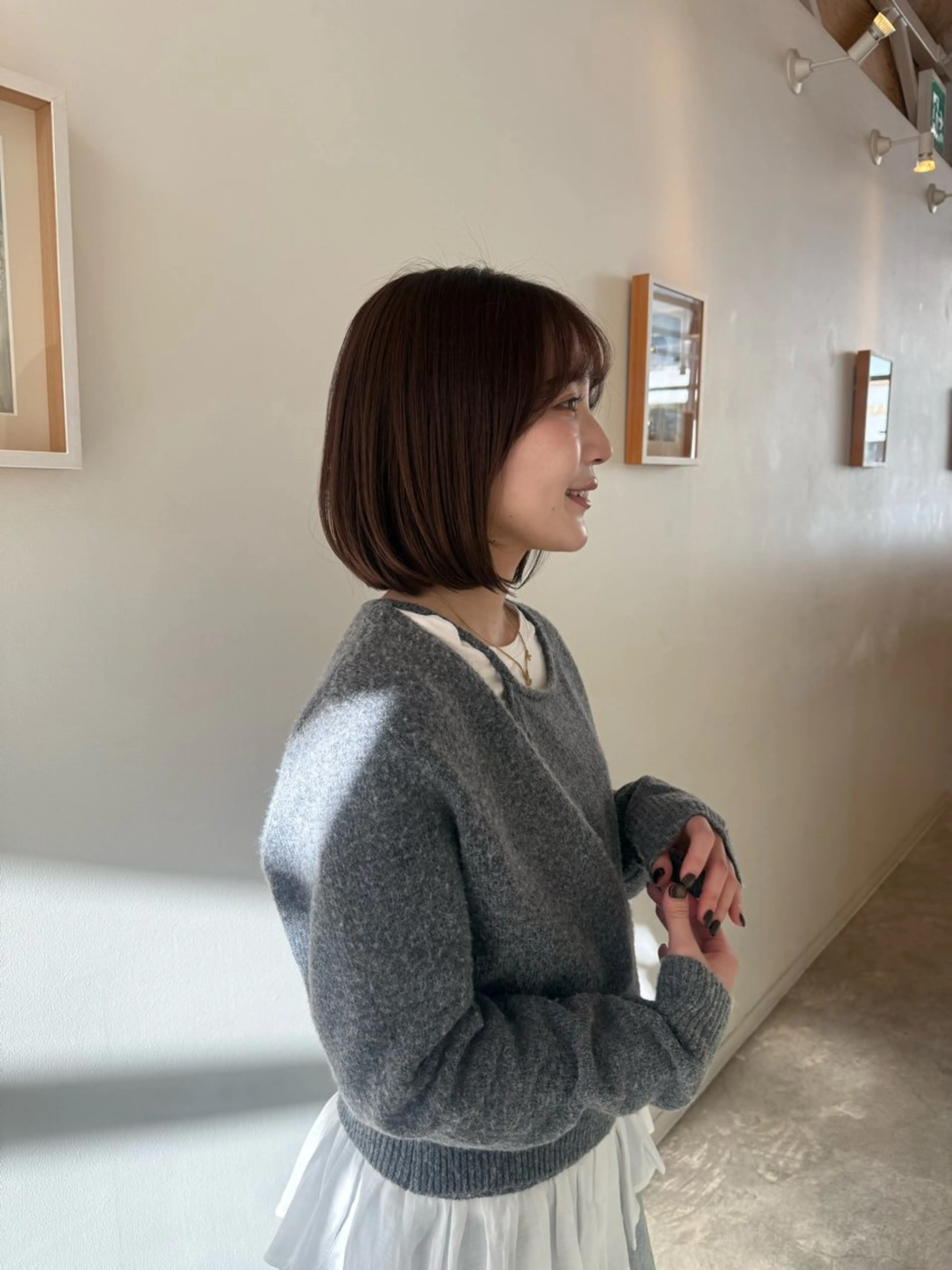 ミディアム ボブ hair do(ヘアドゥ)千葉店所属・五十嵐 美玖のヘアスタイル