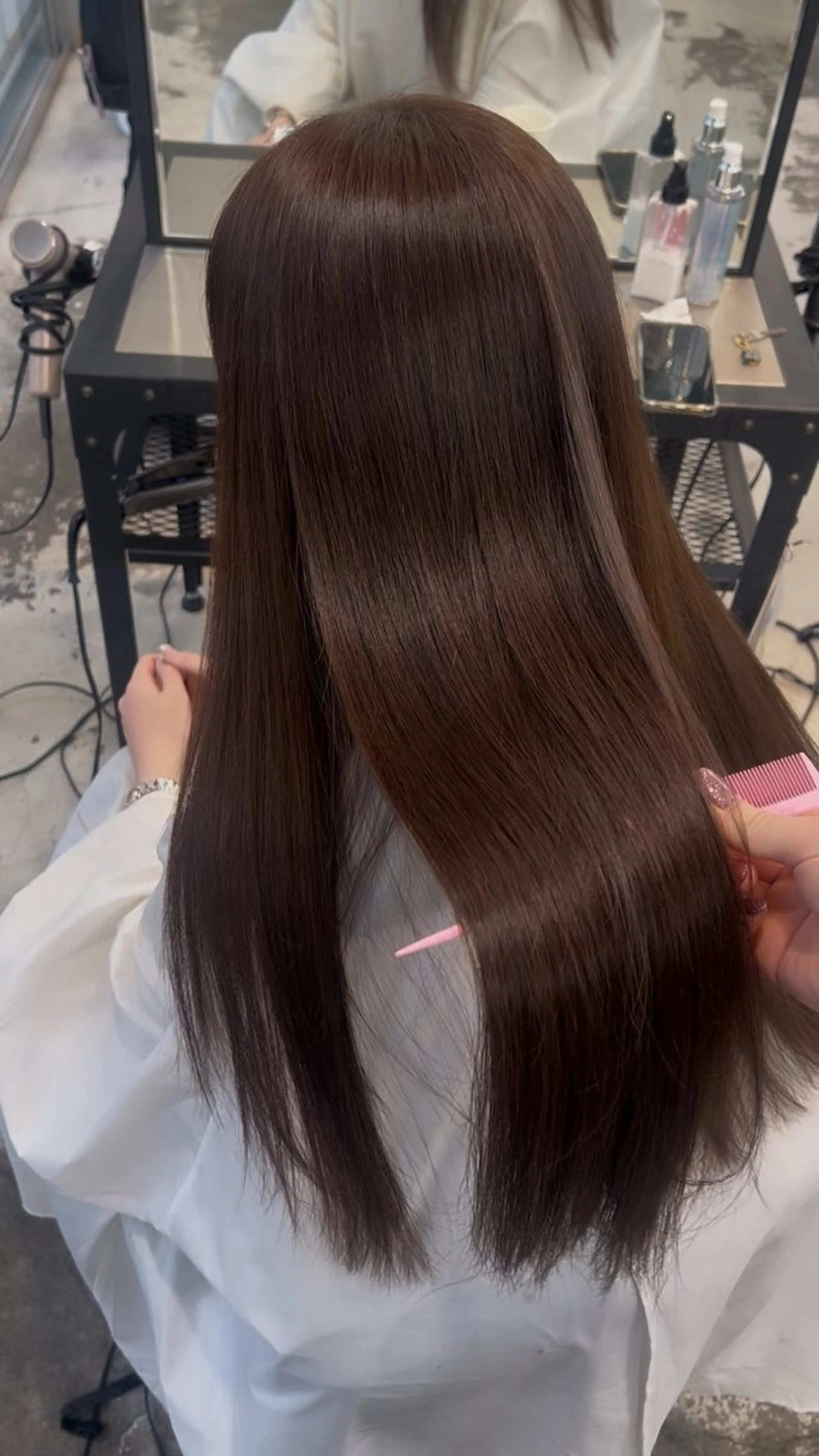 ロング カラー ヘアアレンジ ブラウンカラー ヘアカラー トリートメント 🎀ハイトーン×艶髪 🎀さや 💜のヘアスタイル