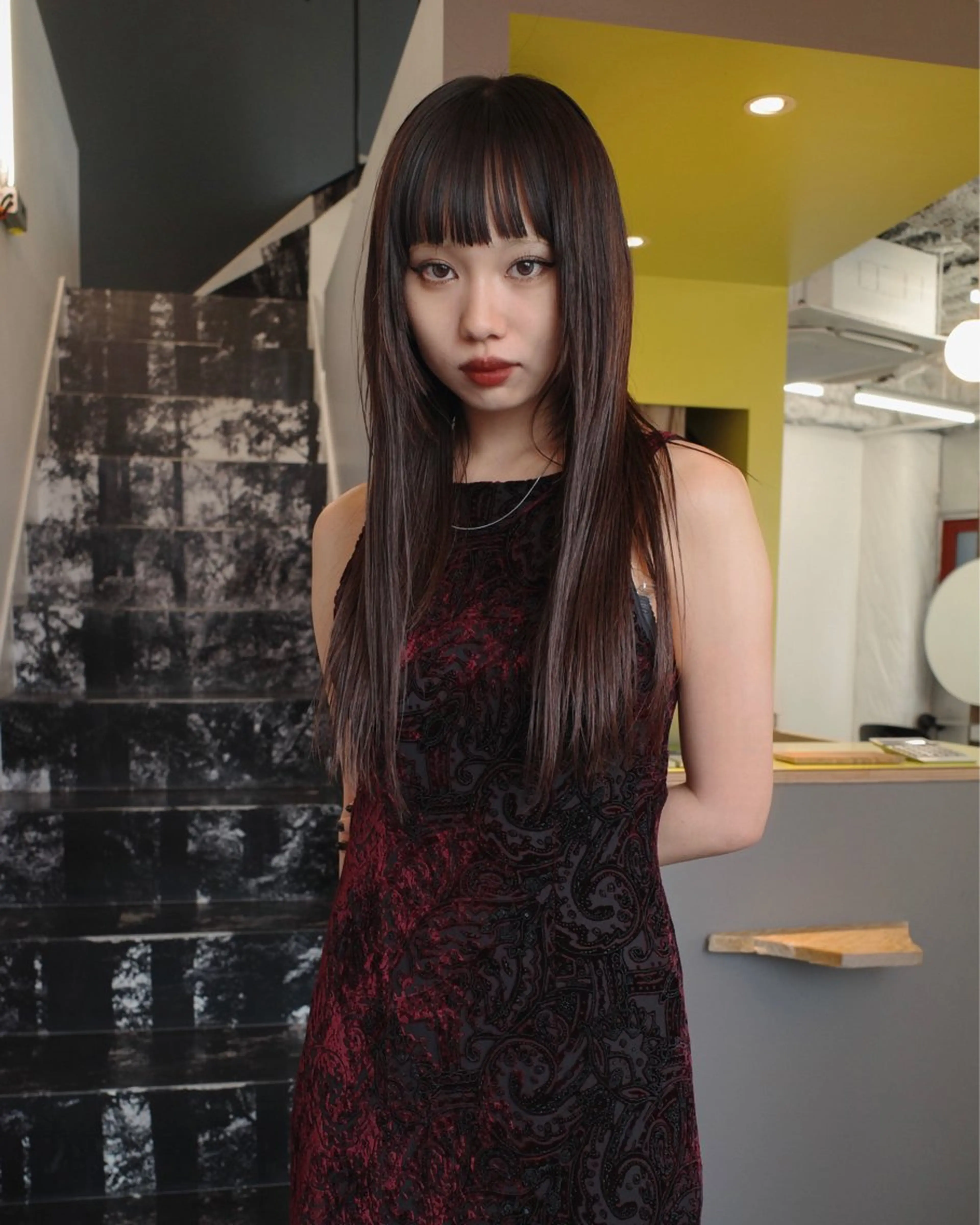 セミロング カラー カット ヘアカラー レイヤー/パーマ /ウルフ/nabeのヘアスタイル