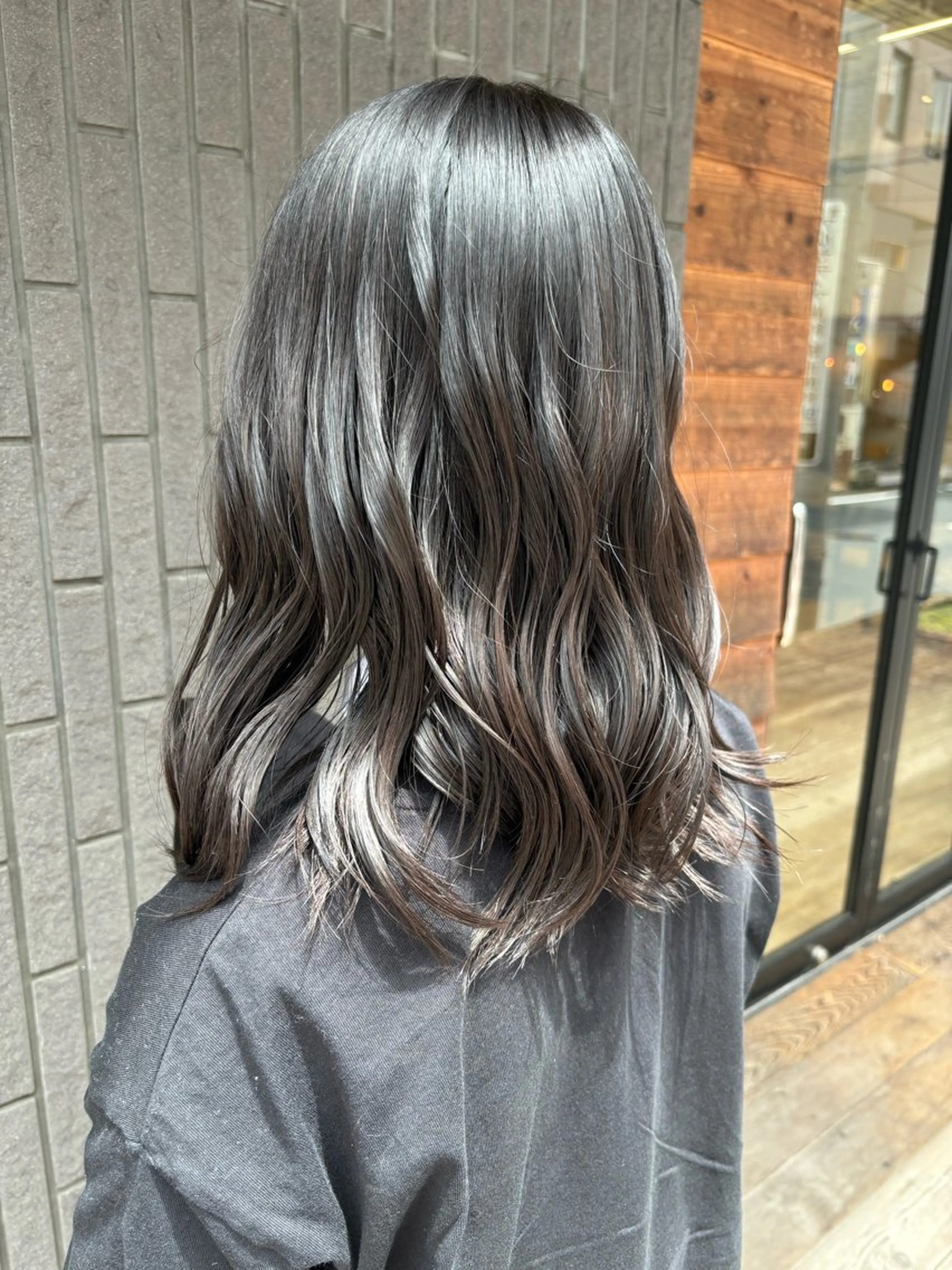 セミロング ゆうこ🍀髪質改善/ ストレート/艶カラーのヘアスタイル