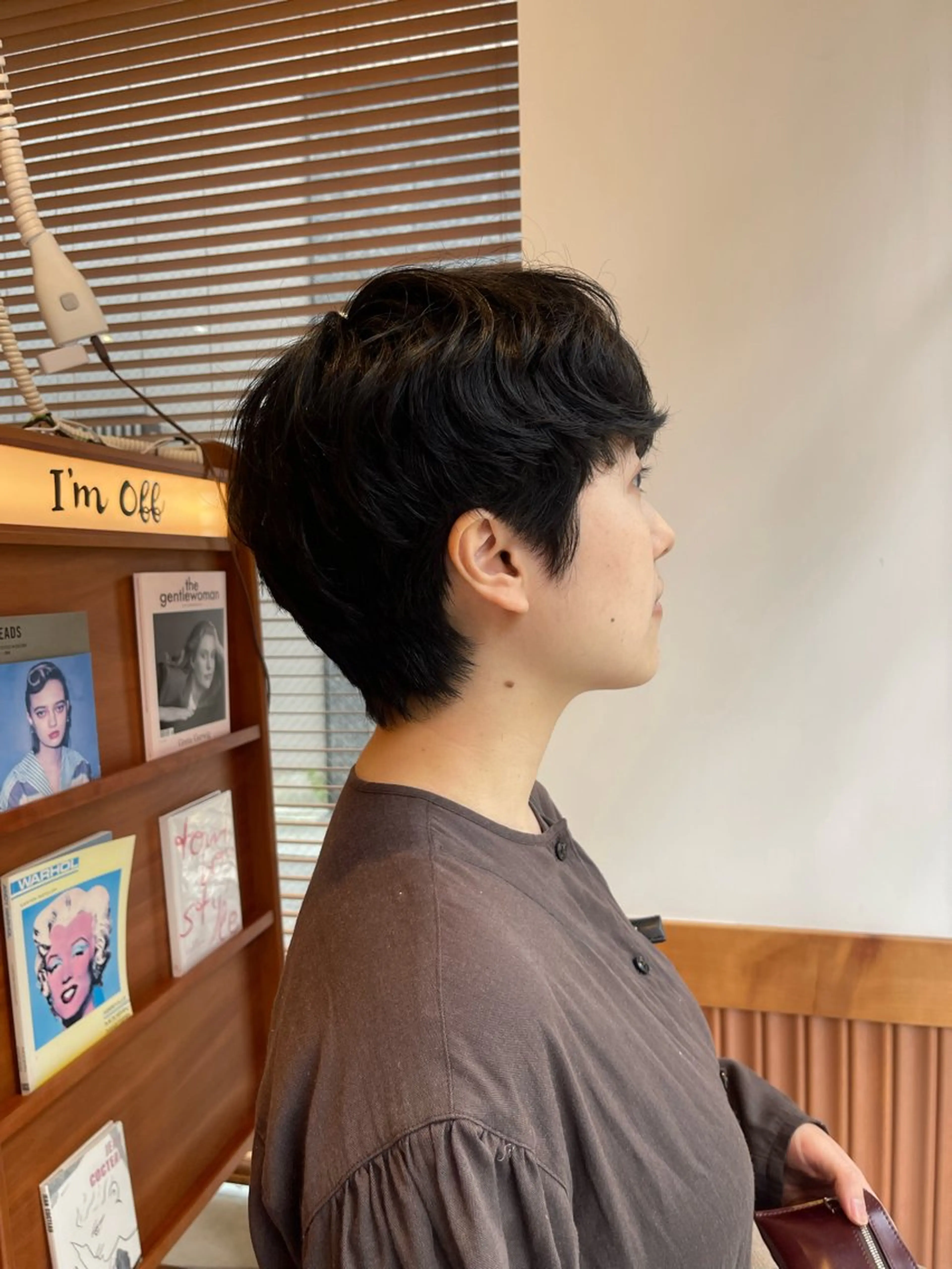 ショート くせ毛 ショートヘア カット SASAnagano 岩下サードゥのヘアスタイル