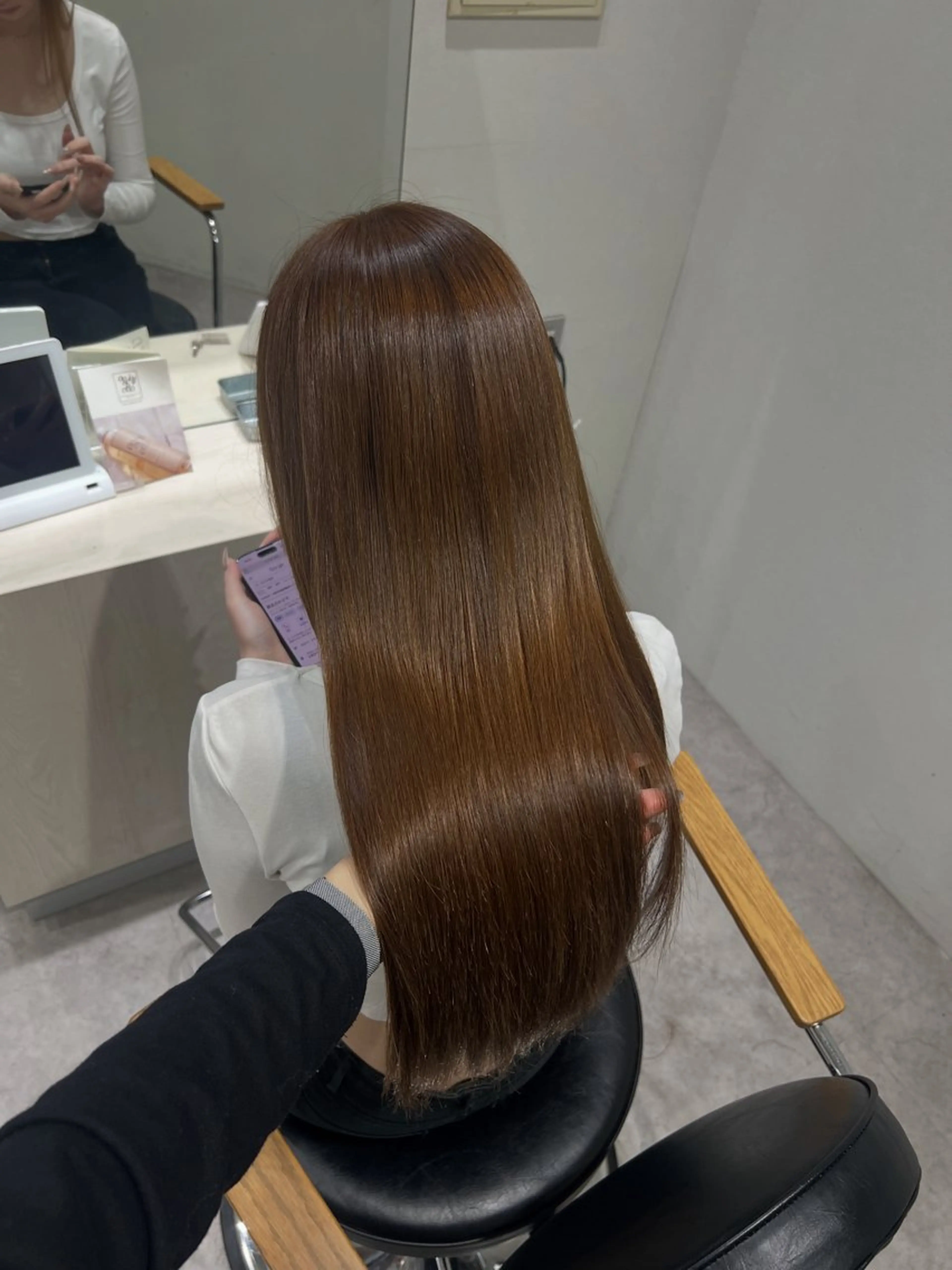 ショート カラー ベージュカラー ブラウンカラー ブラウンベージュ 韓国透明感/艶カラー saya🧸🍼のヘアスタイル