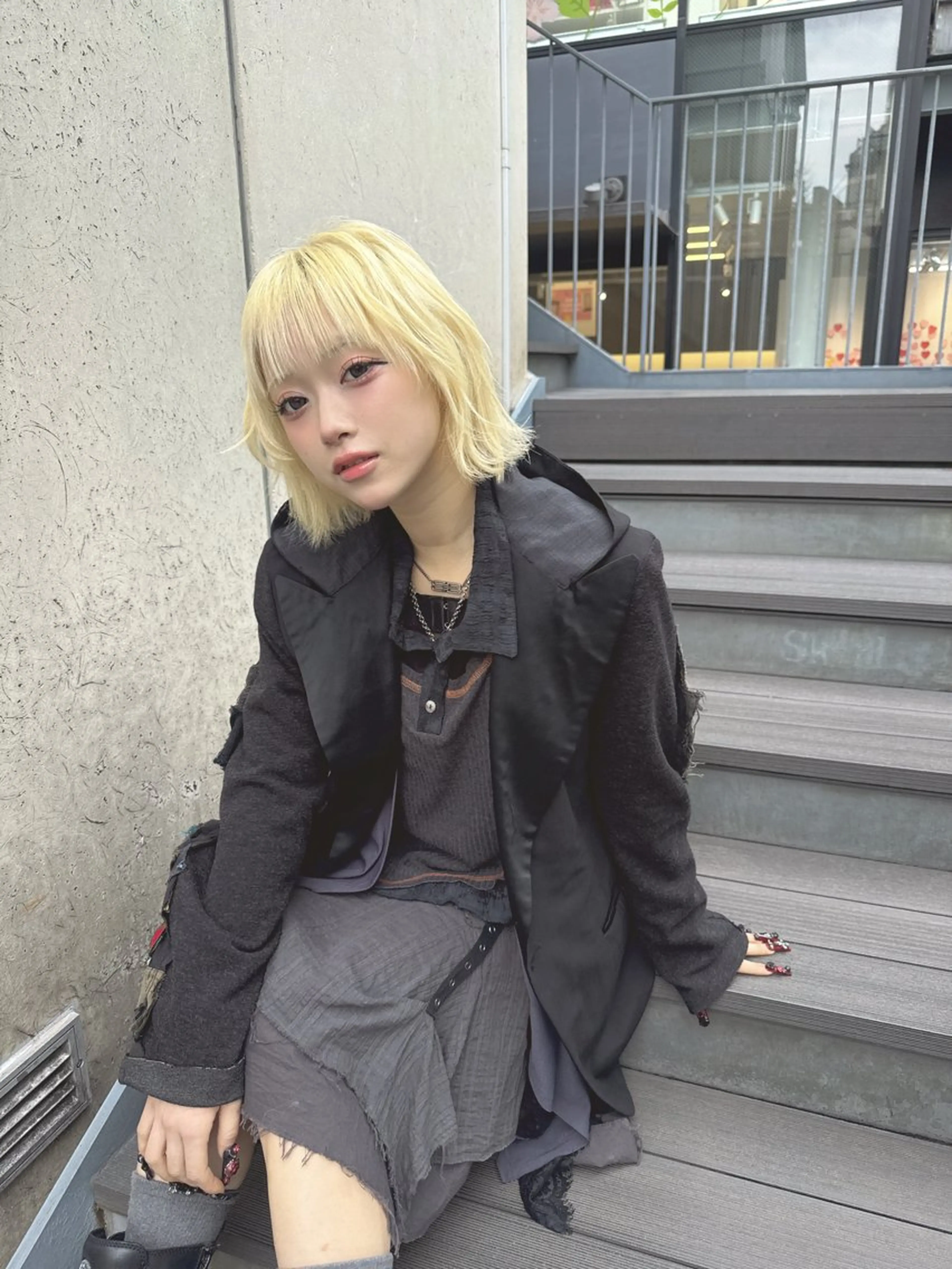 ショート カラー ブリーチ ブロンド ケアブリーチ 透明感カラー ハイトーンカラー カット ヘアカラー 💎透明感カラー特化 💎TAISEIのヘアスタイル