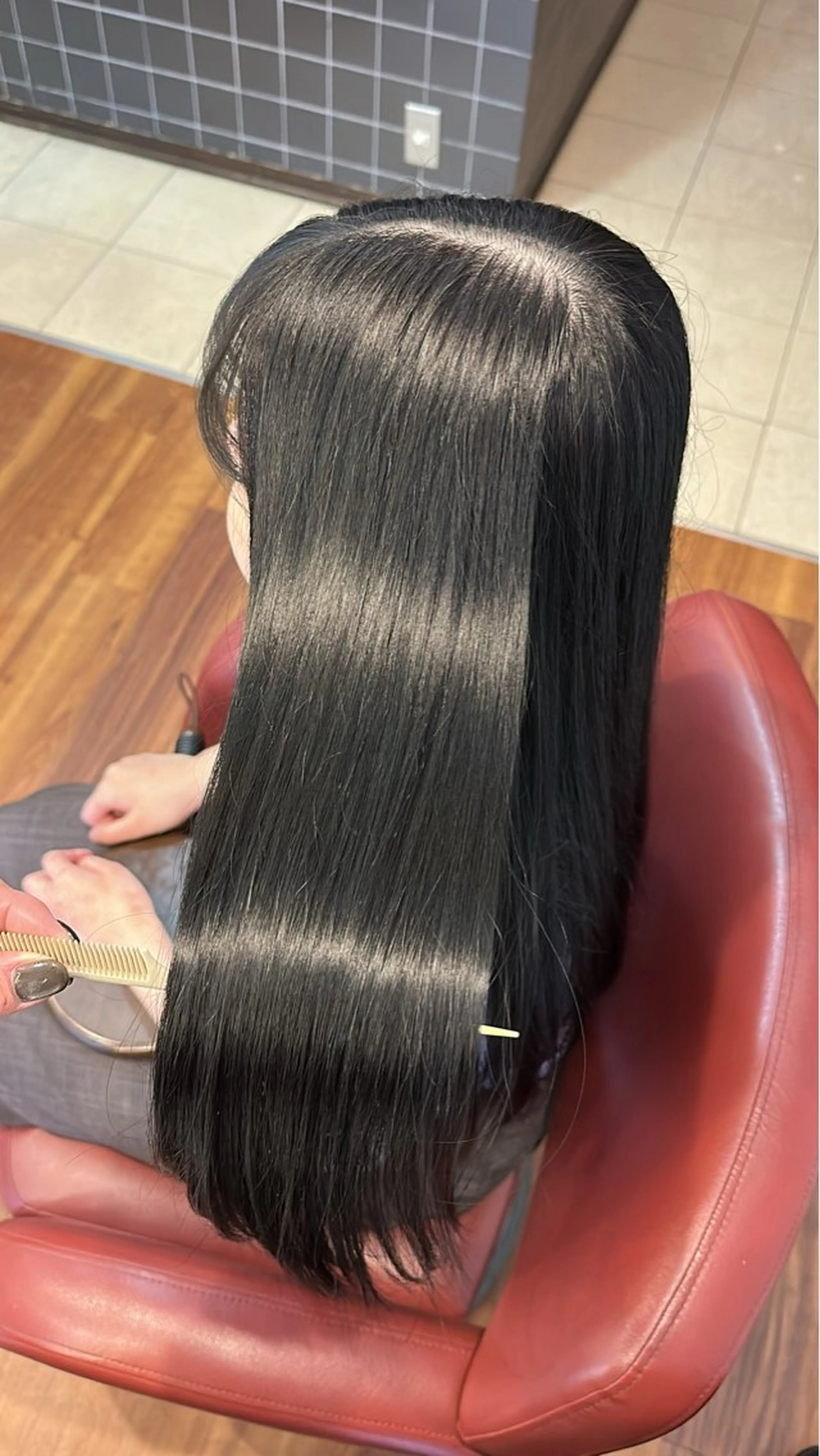 グレイカラー+ナノケアトリートメントの写真