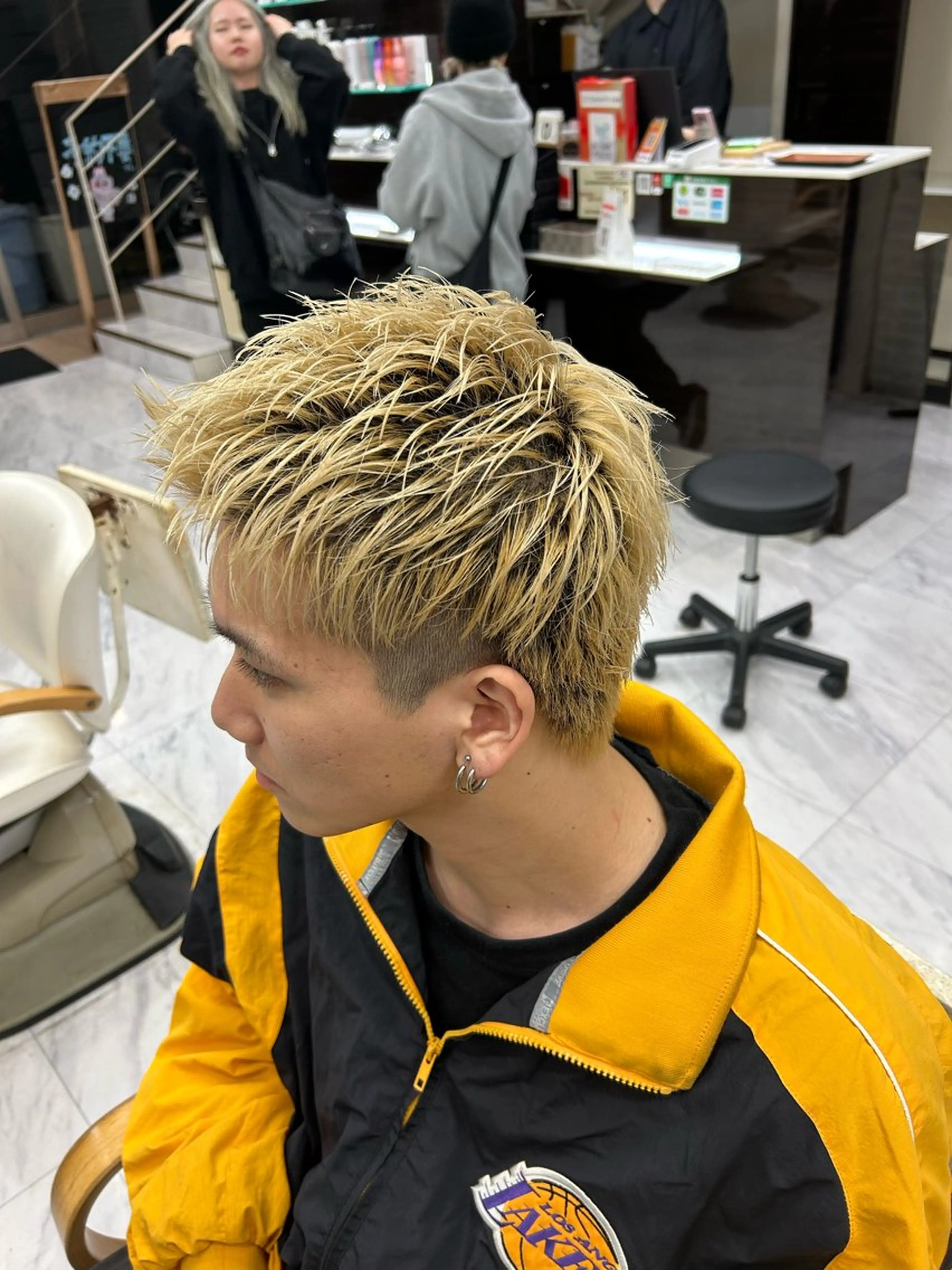 ショート メンズ スパイキーショート ショートヘア カット メンズパーマ 💈後閑和真💈のヘアスタイル