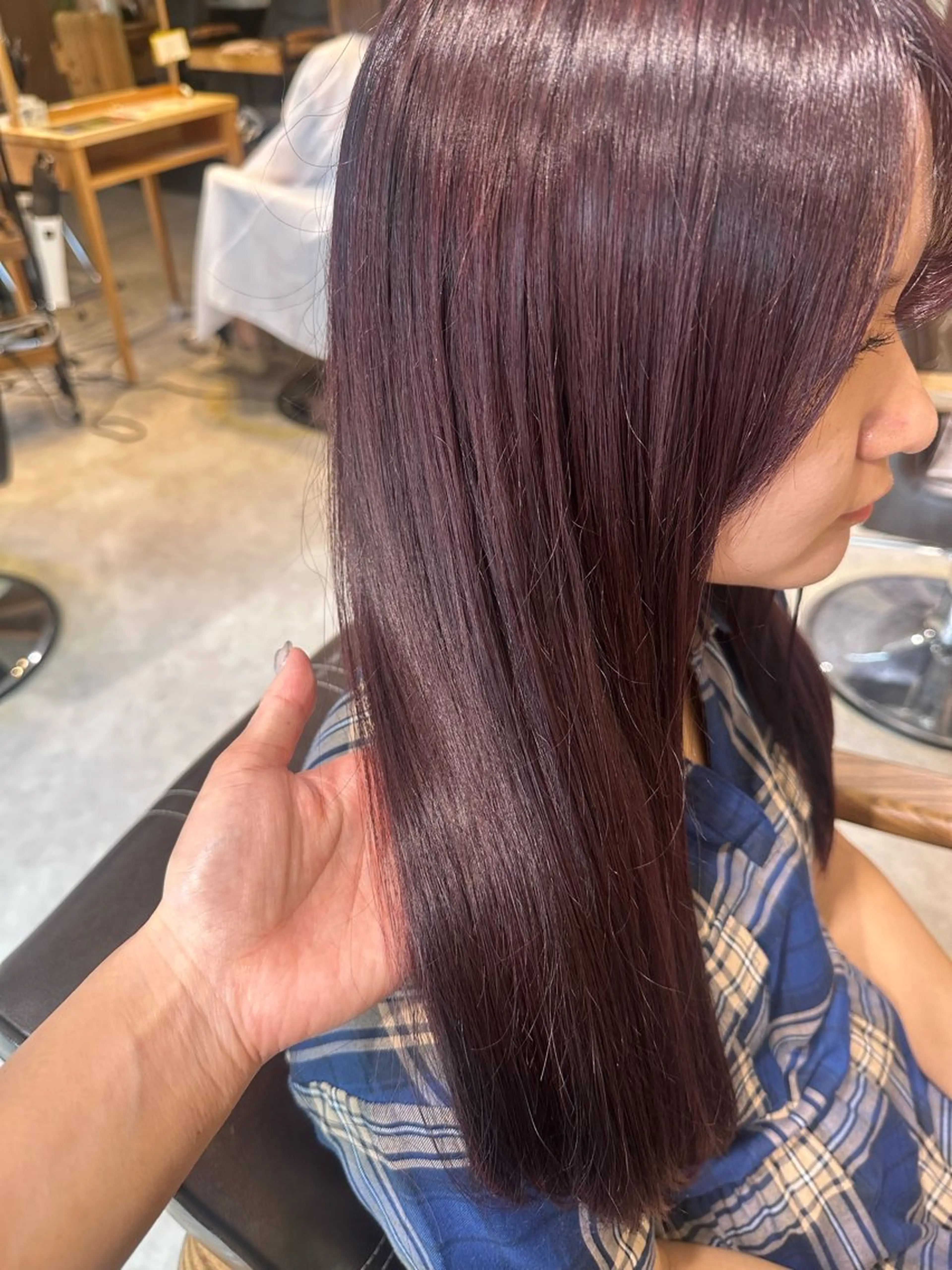 ロング カラー 🦋艶モテカラー/ヘ アセット🦋YURIのヘアスタイル