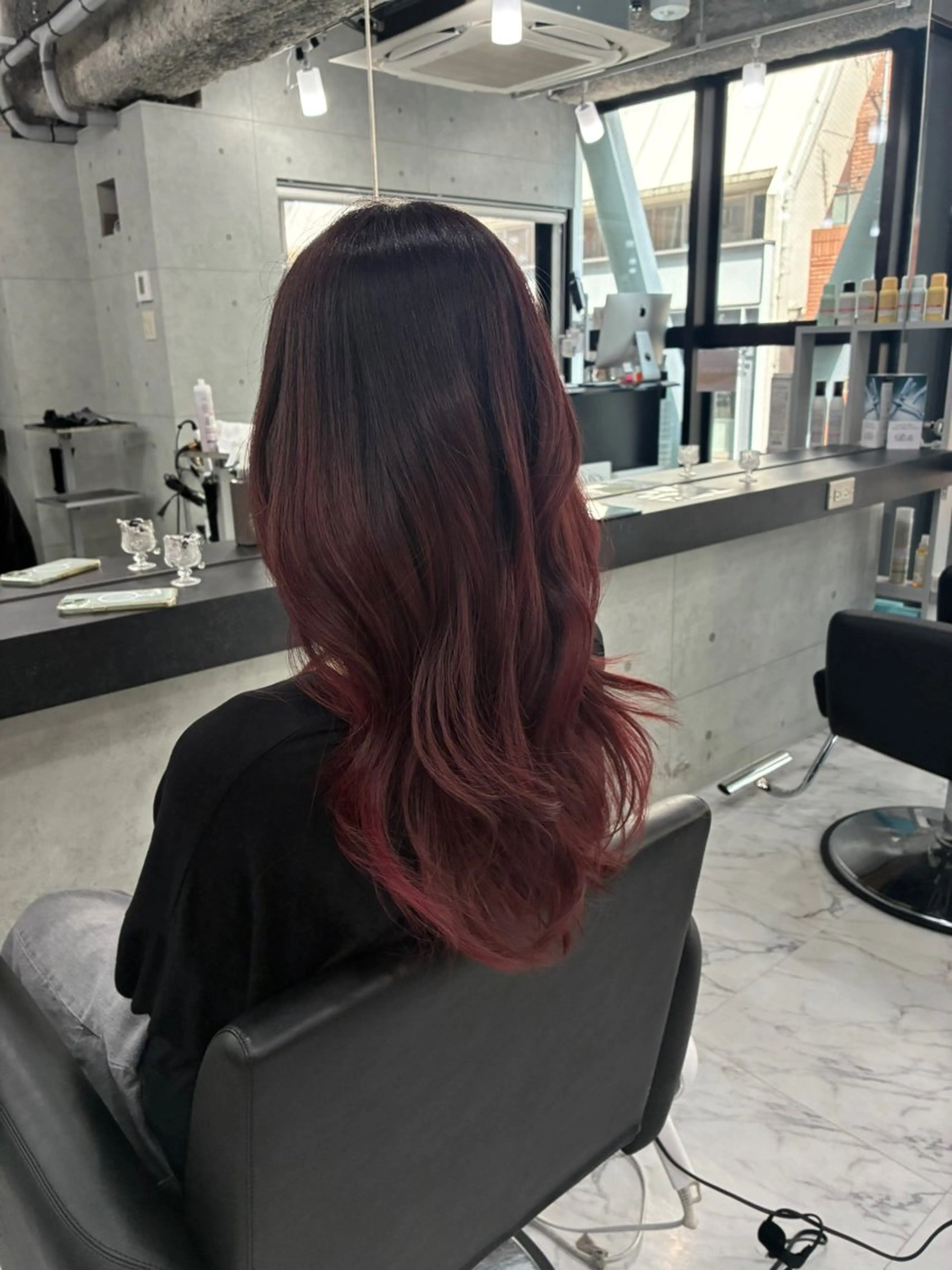 ロング カット ヘアカラー トリートメント Endearing所属・Endearing 北澤那未🌟銀座のヘアスタイル