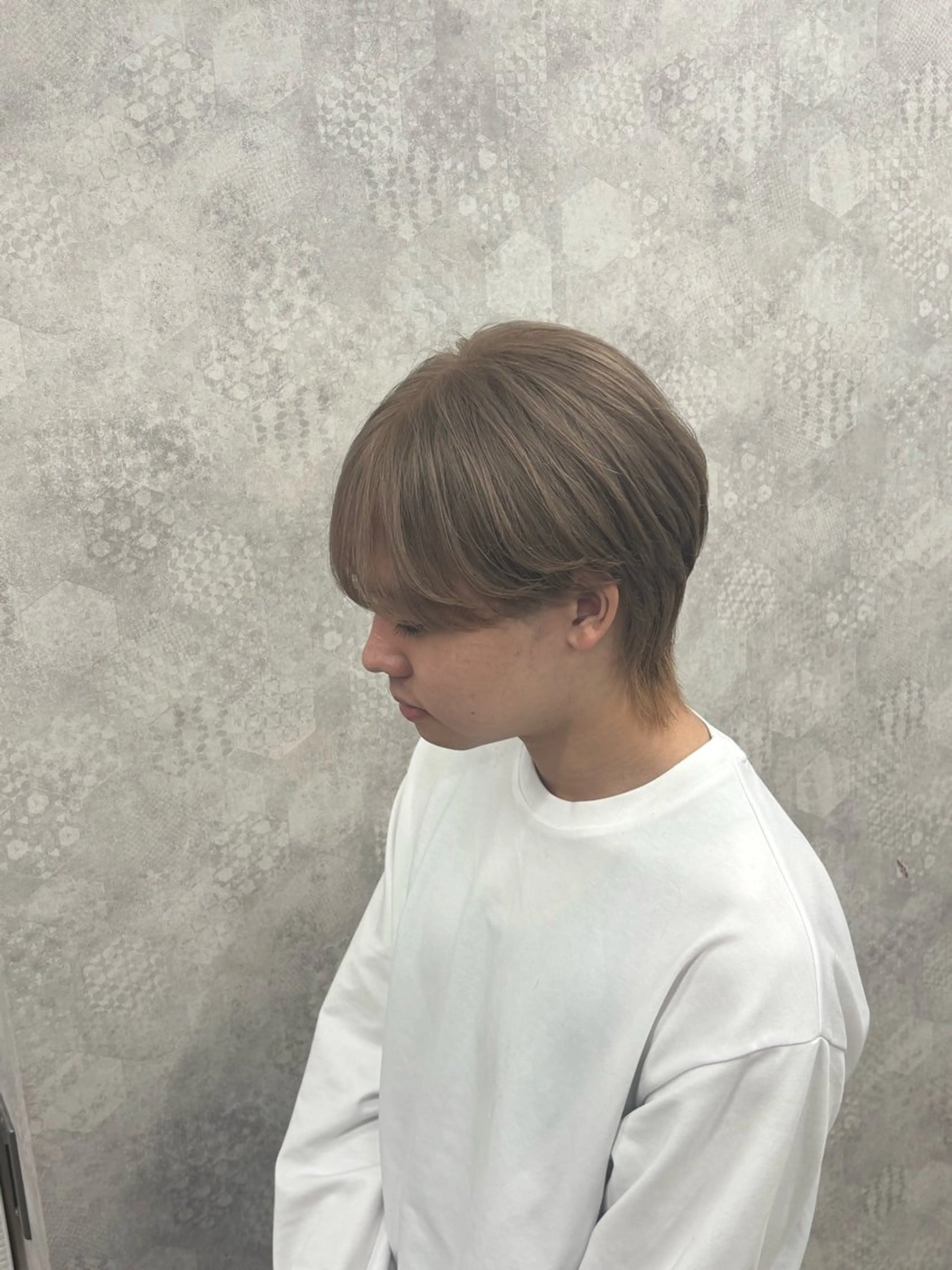 カラー メンズハイトーン 北斗💍レイヤーのヘアスタイル