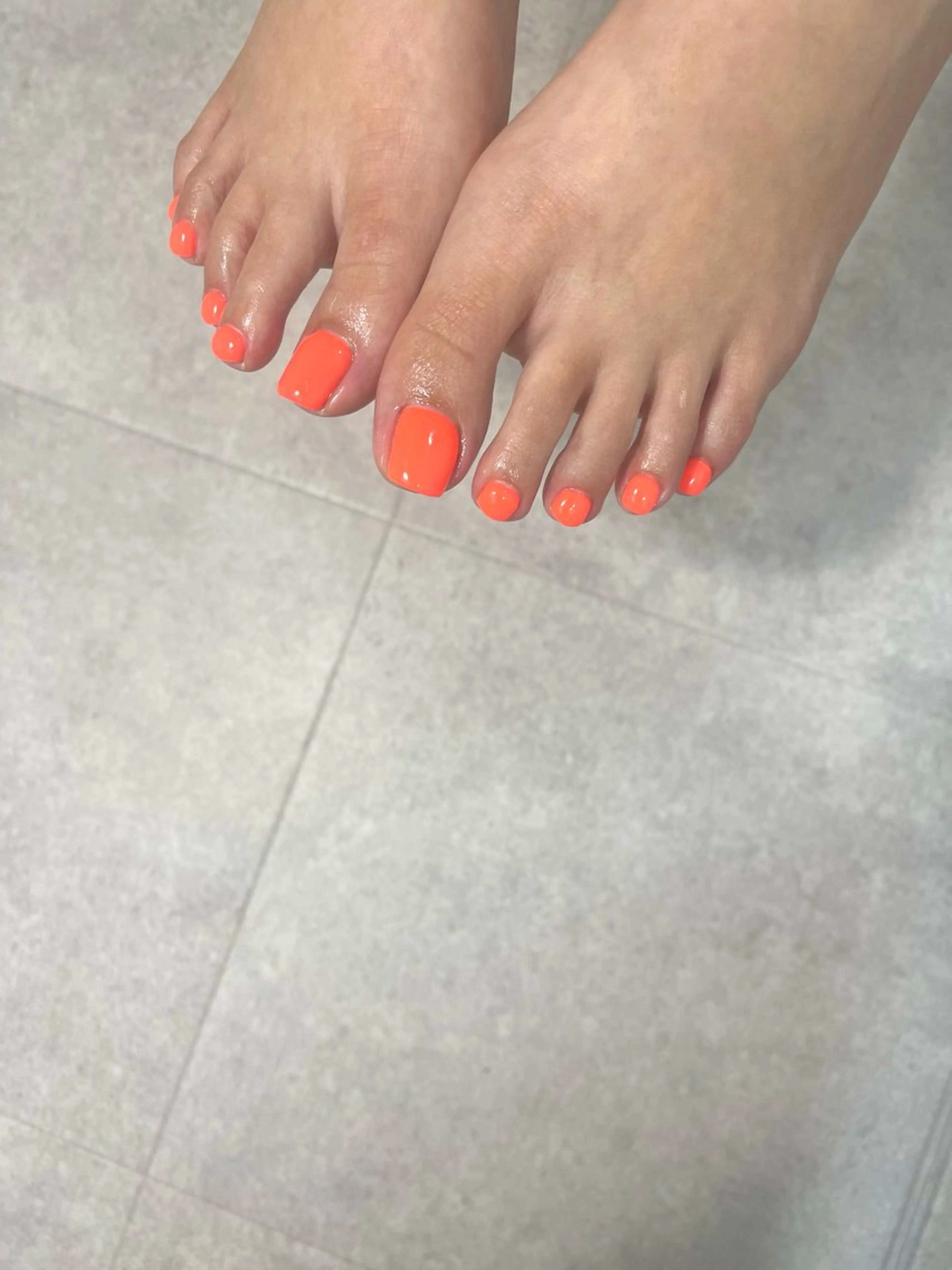 ネイル フットネイル ワンカラーネイル ＆MERCI所属・&MERCI nail maoのネイルデザイン