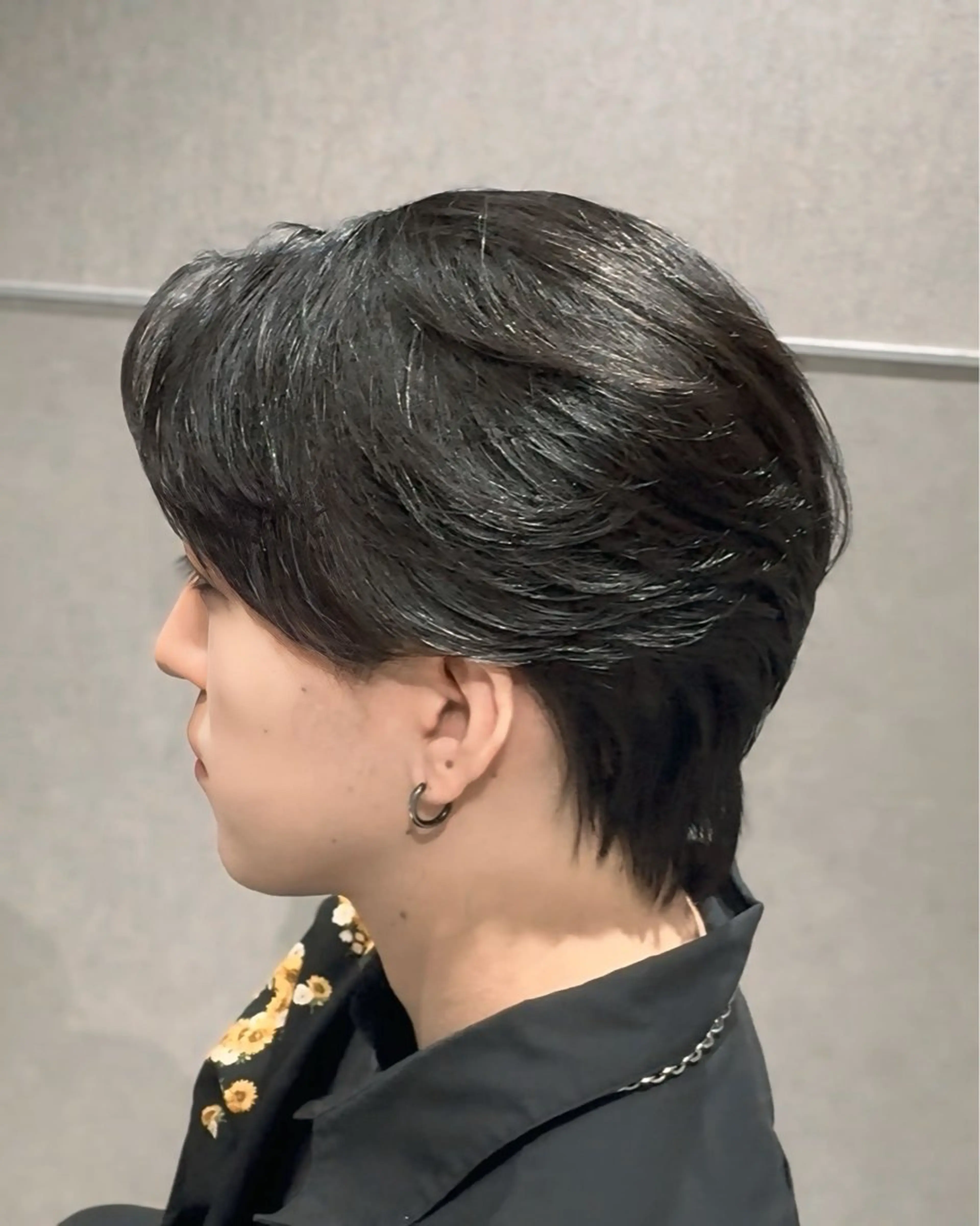 パーマ メンズ センターパート 縮毛矯正 カット 縮毛矯正 曲がる縮毛/カルマパ ーマ/池袋/横村大全のヘアスタイル