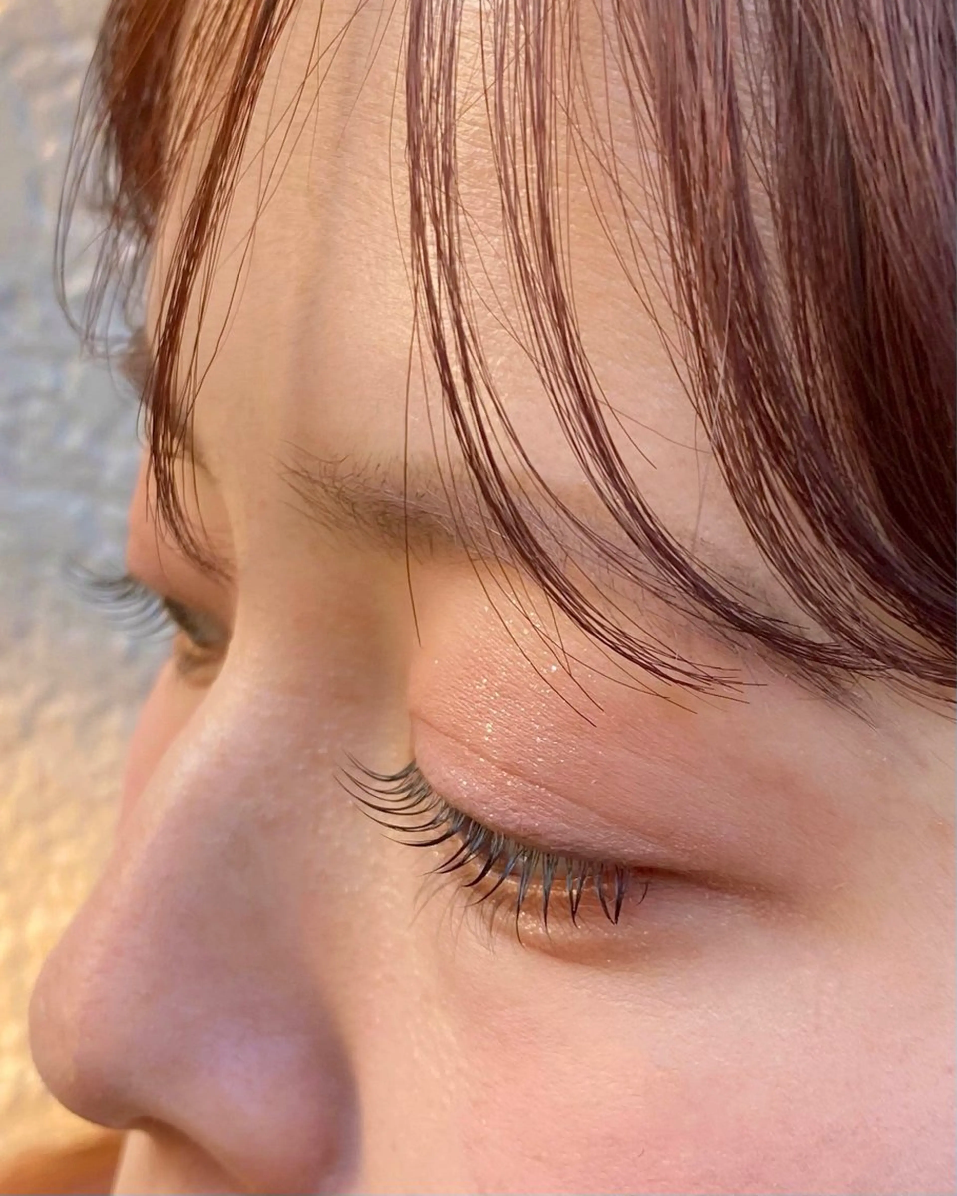 まつ毛パーマ＋ポイントメイクアップの写真