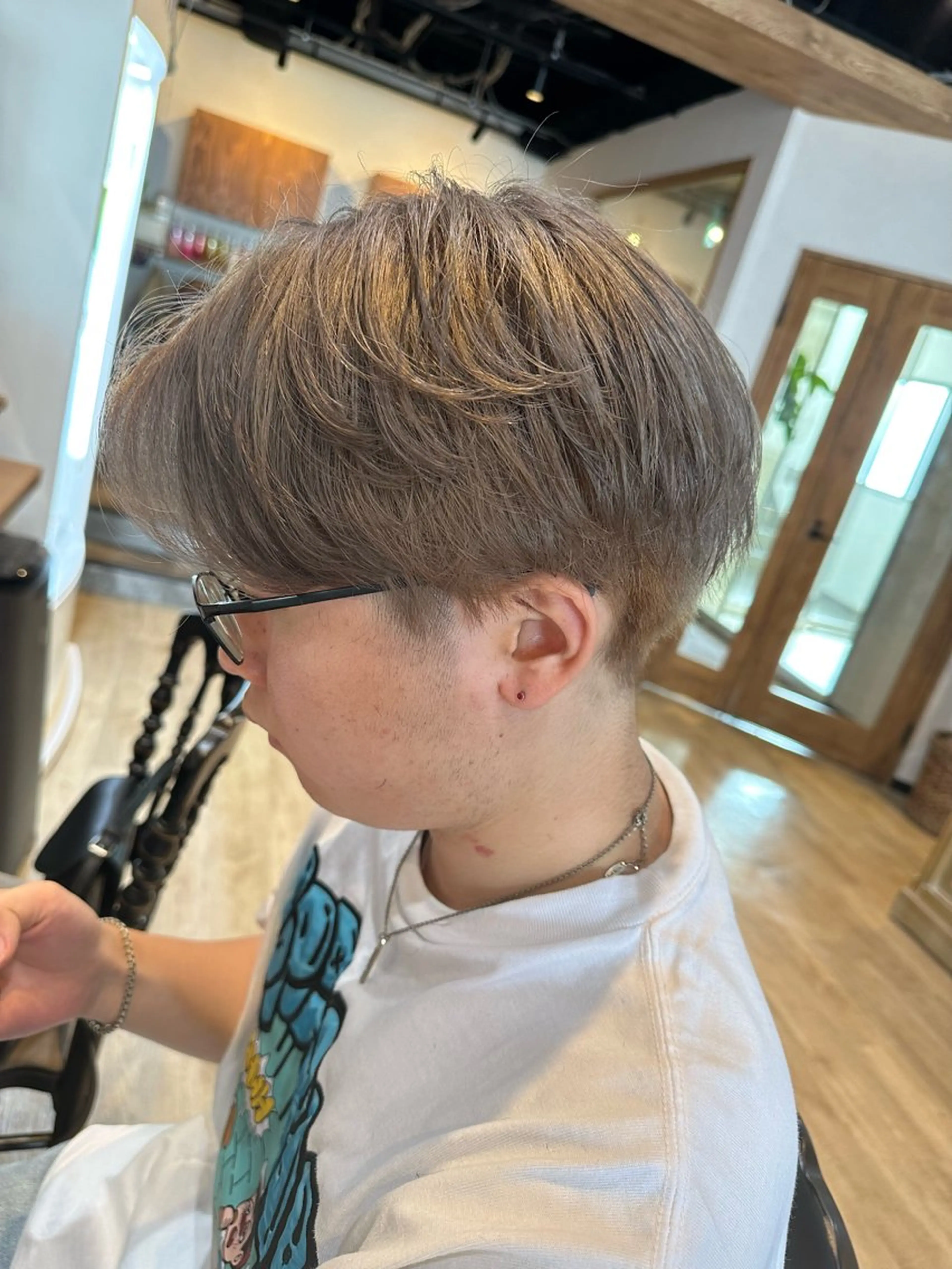 メンズ カット ヘアカラー 髪質改善&ストレート ✂︎鈴木青樹のヘアスタイル