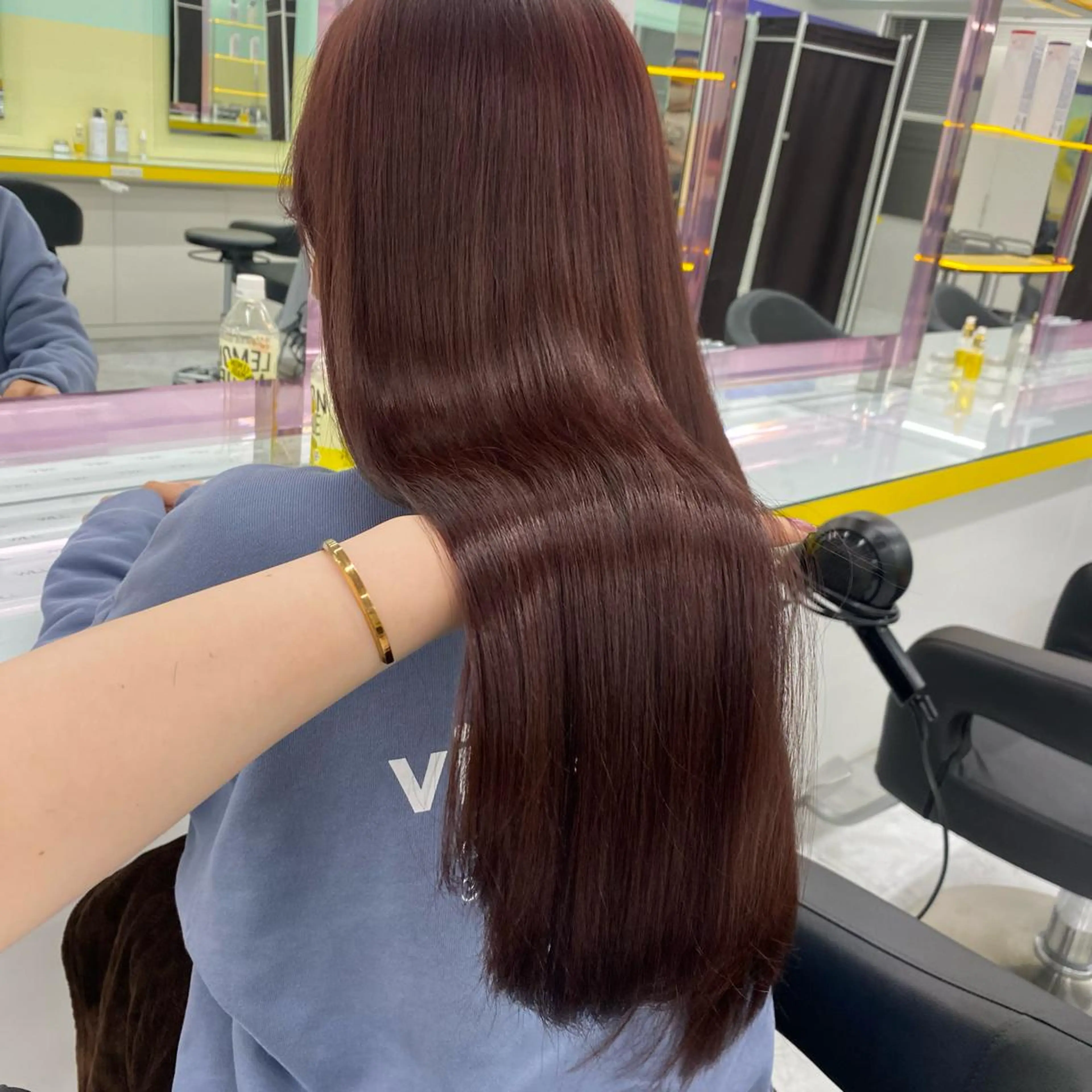 ロング カラー パーマ ヘアアレンジ メンズ キッズ ネイル マツエク・マツパ アイブロウ メンズブリーチ ブリーチ ブラウンカラー ブリーチなしカラー ピンクカラー ヘアカラー Lumo所属・💖横浜ブリーチなし 💖MIHOのヘアスタイル