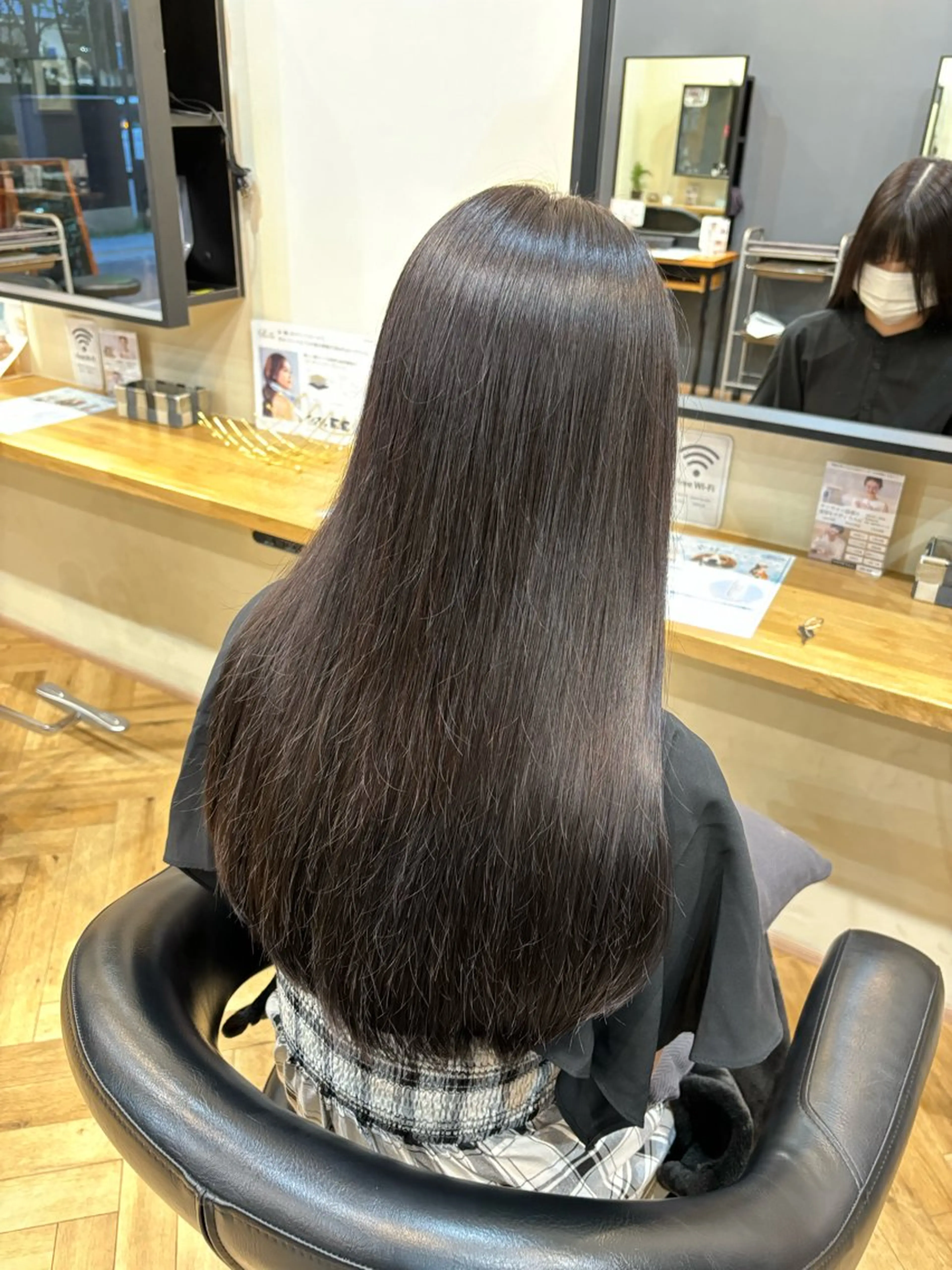 ロング カット ヘアカラー 韓国ヘア/レイヤー 🇰🇷/艶髪/長橋のヘアスタイル