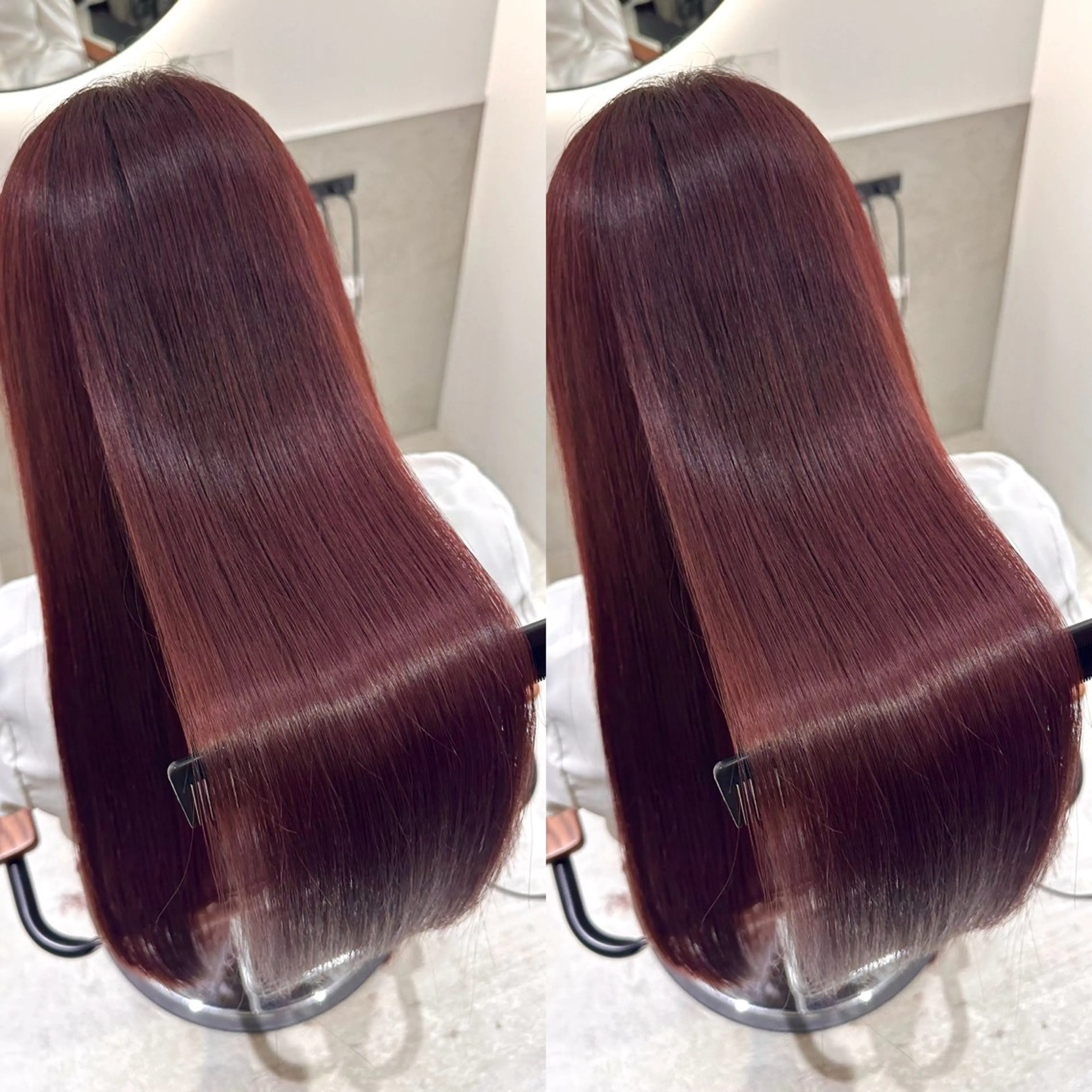 ロング カラー 髪質改善 縮毛矯正 トリートメント カット ヘアカラー トリートメント 銀座No.1髪質改善 縮毛矯正/本木のヘアスタイル