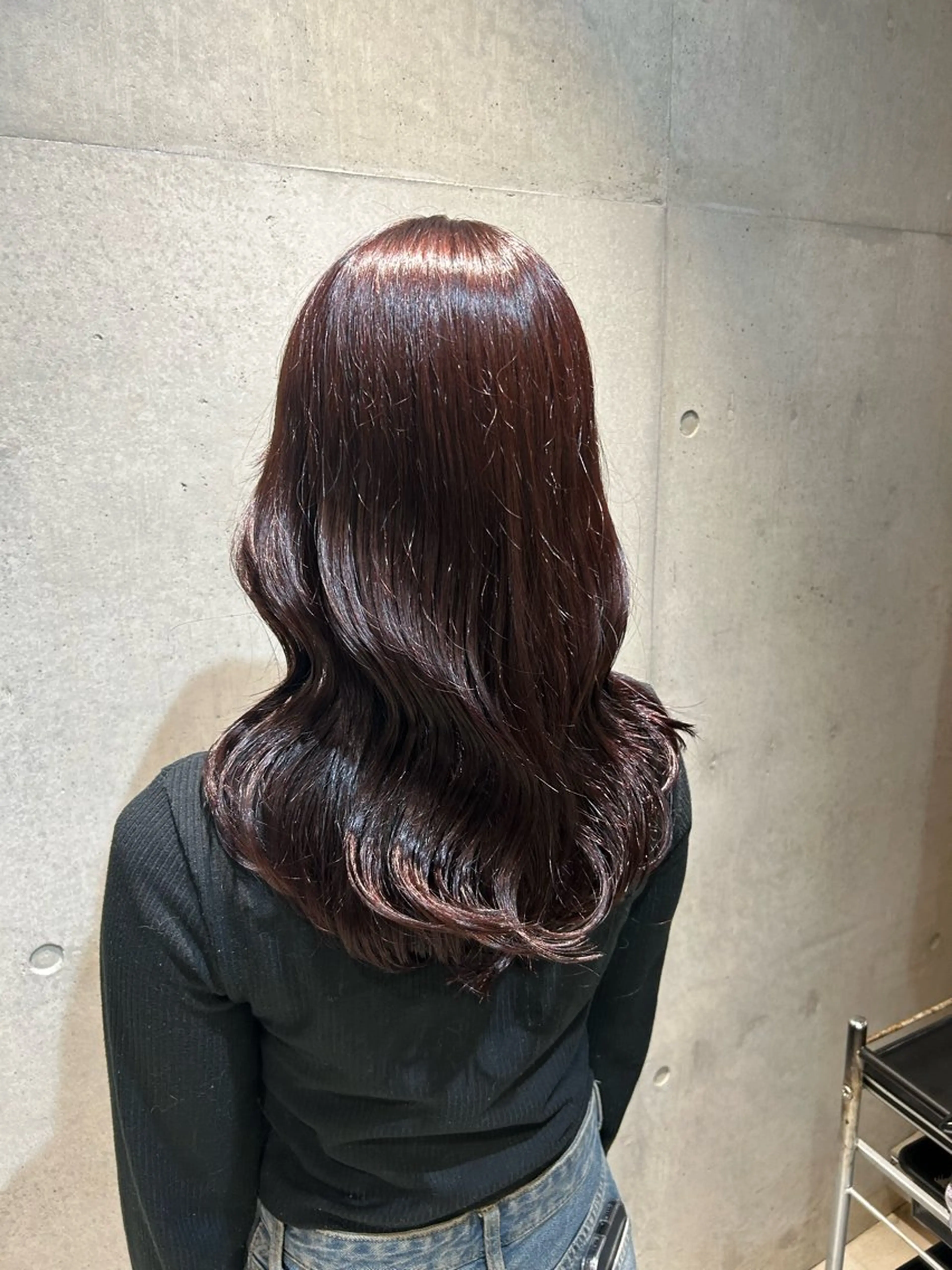 ロング カラー ヘアアレンジ ヘアカラー トリートメント ボブ艶モテカラー🫧 カリンのヘアスタイル