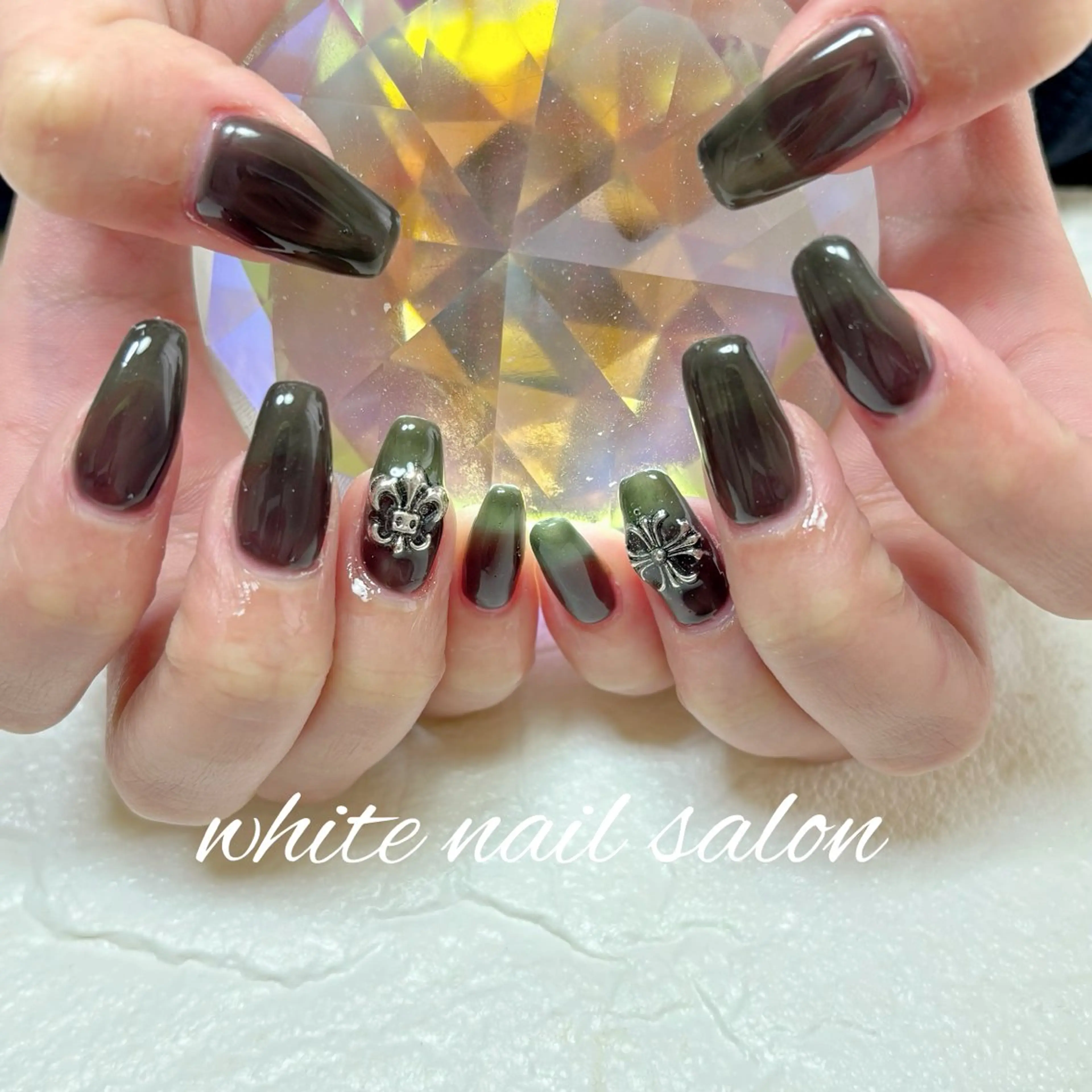 ネイル フットネイル シンプルネイル ハンドネイル white nail salonのネイルデザイン