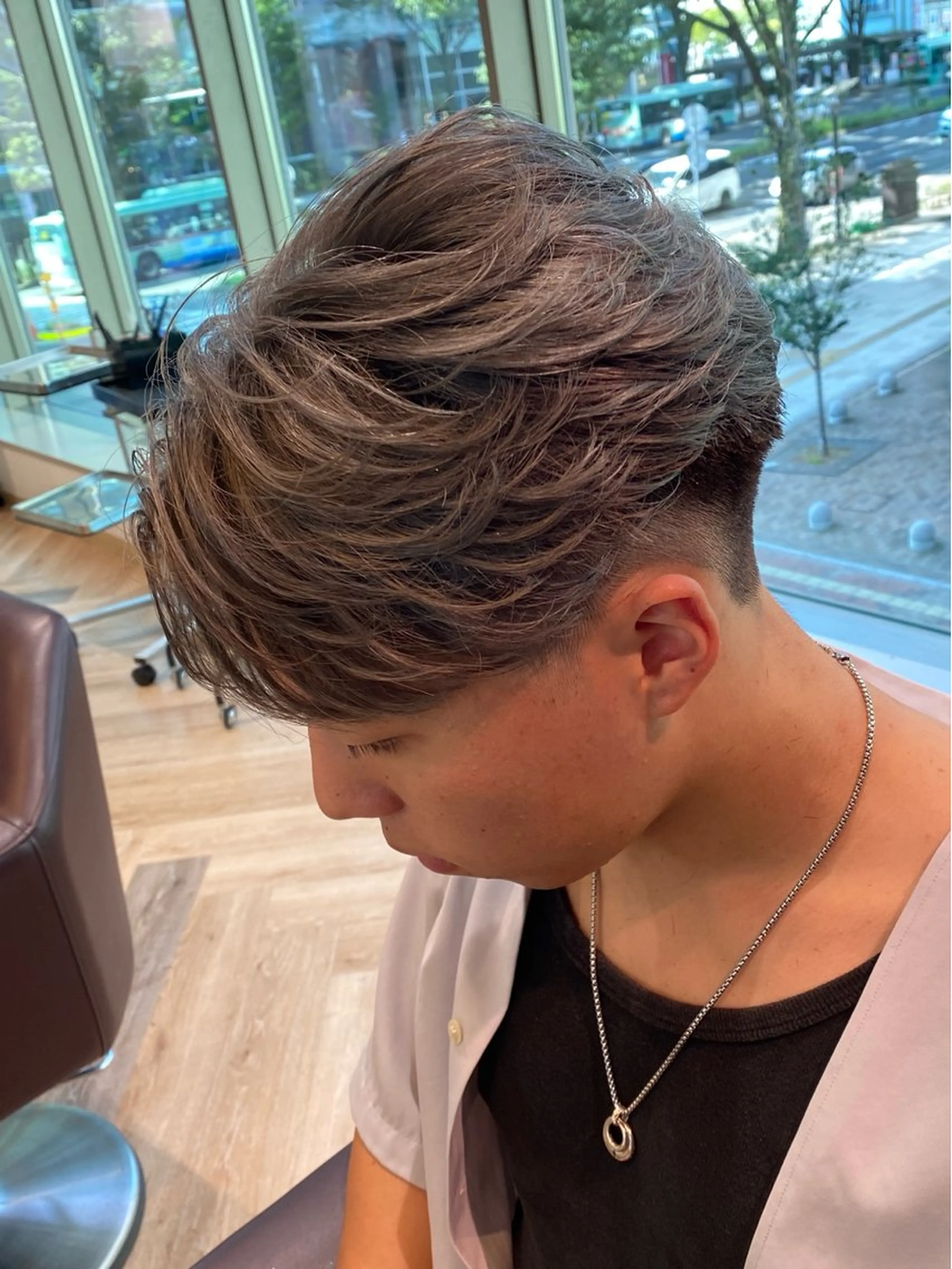 メンズ メンズ特化/フェザー /パーマ/伊勢元のヘアスタイル