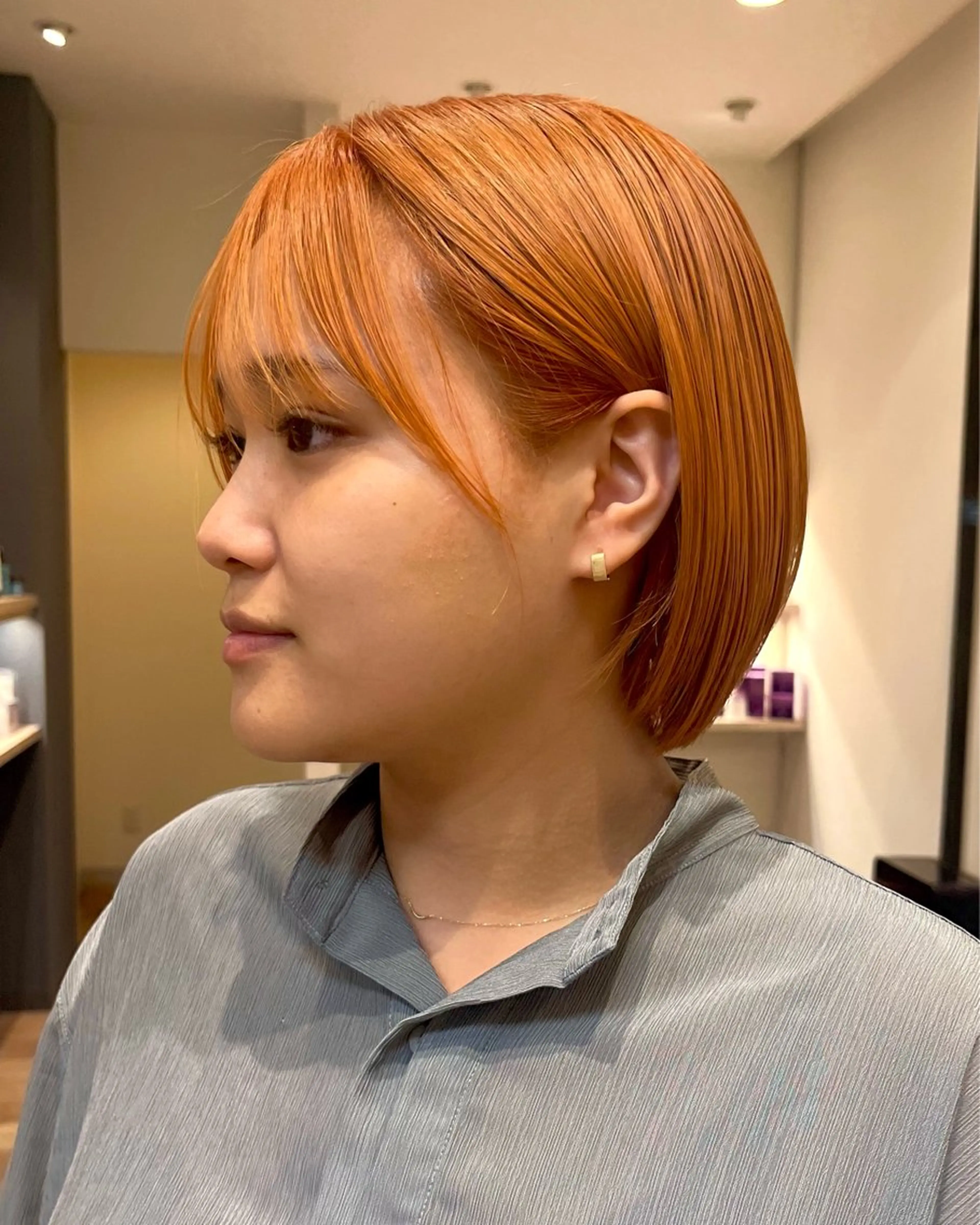 ショート カラー ヘアカラー セジールヘアメゾン所属・韓国レイヤー/透明感 カラー🐈曾根高のヘアスタイル